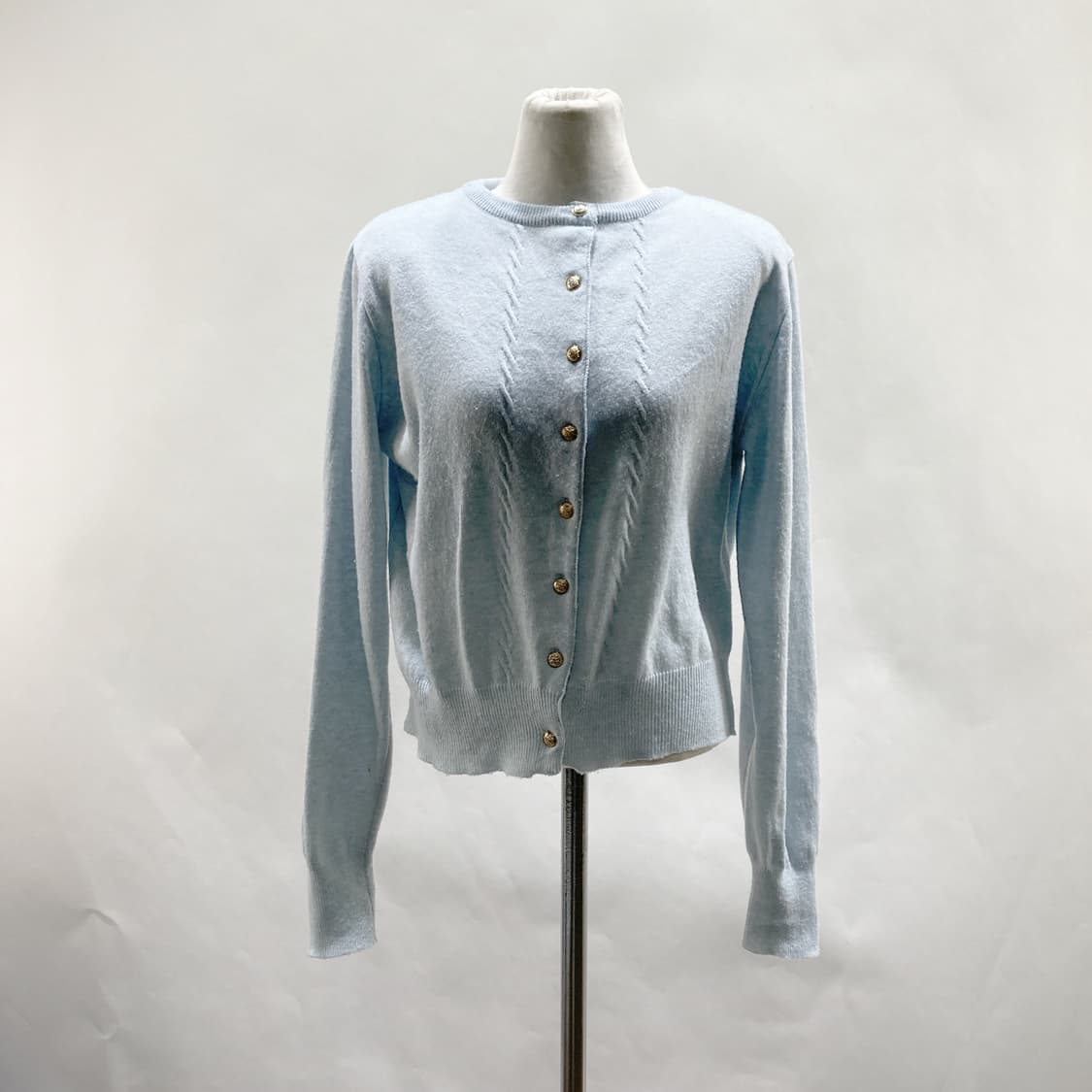 줄로그 여성니트가디건 라운드넥 L  상품이미지1