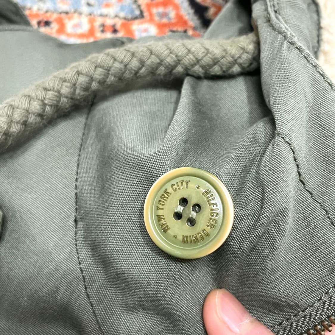 타미힐피거데님 카키 롱 야상점퍼 남성L 상품이미지6