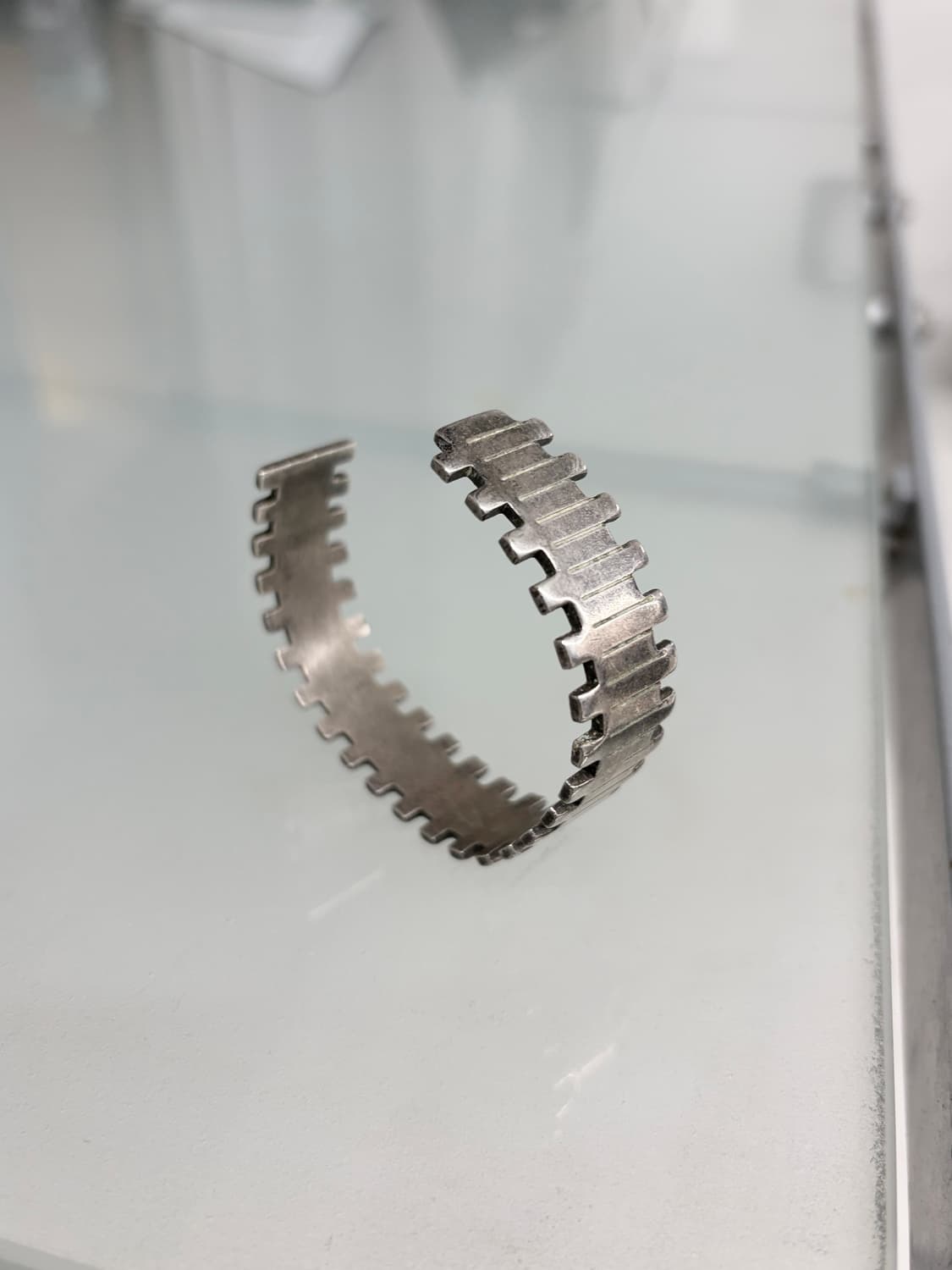 팩토텀 그리드 월 실버 뱅글 상품이미지2