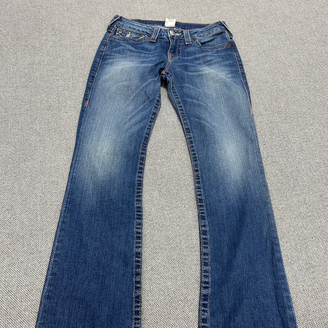 트루릴리전 섹션 부츠컷 스티치 데님팬츠(27) 상품이미지4