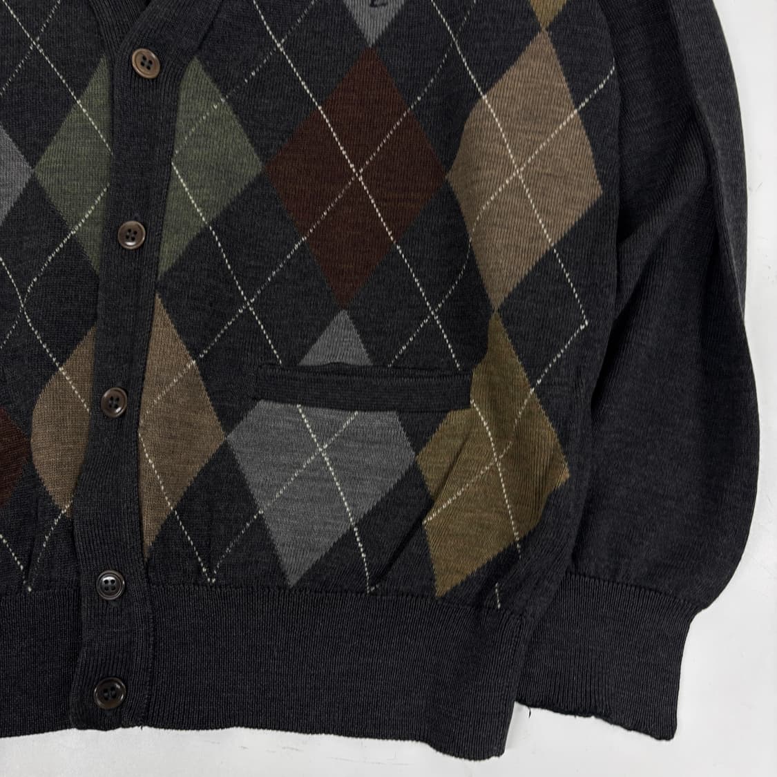 입생로랑 아가일 가디건 상품이미지5