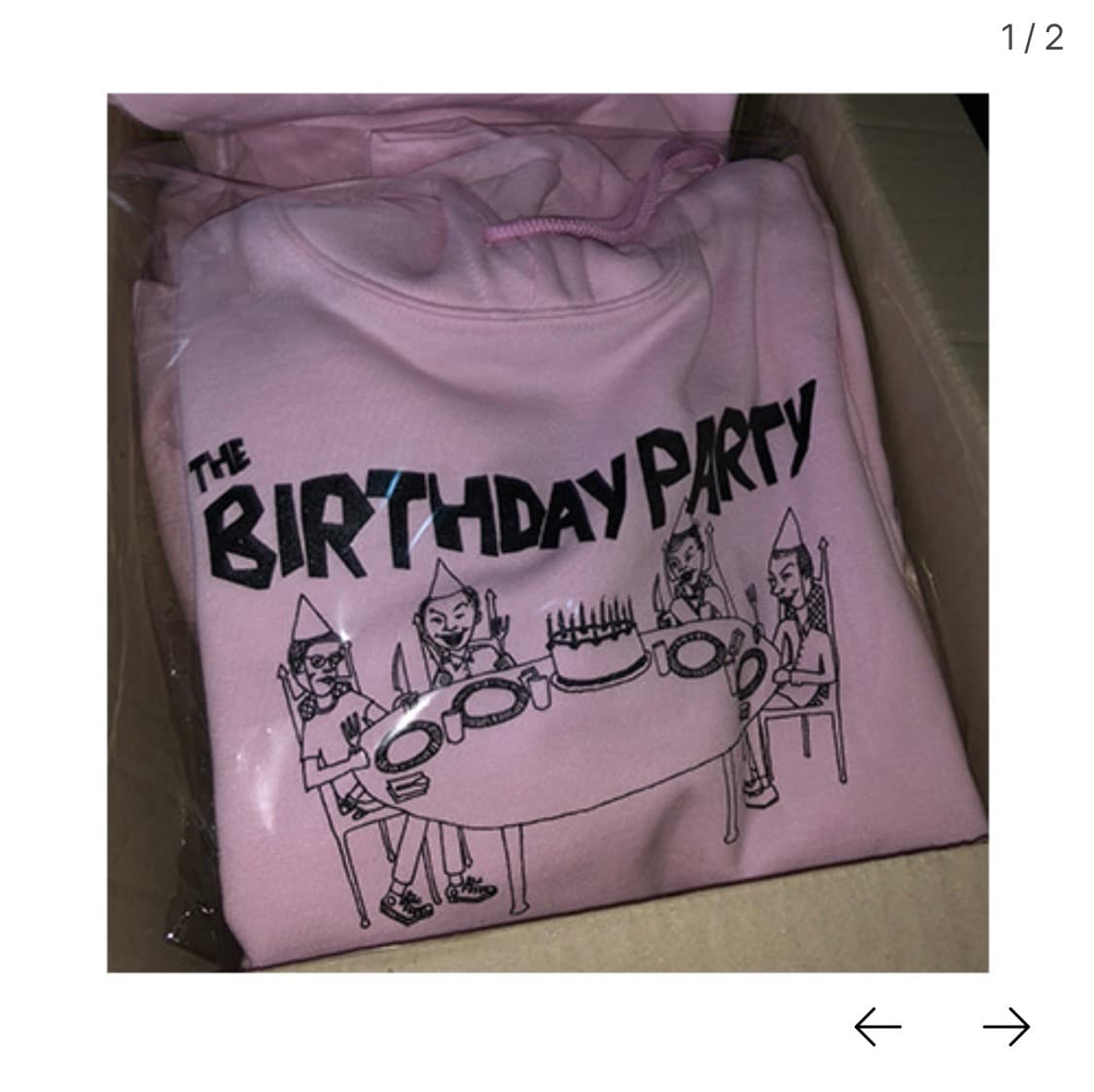 슬로피세컨즈 The Birthday Party 후드티 M 상품이미지1