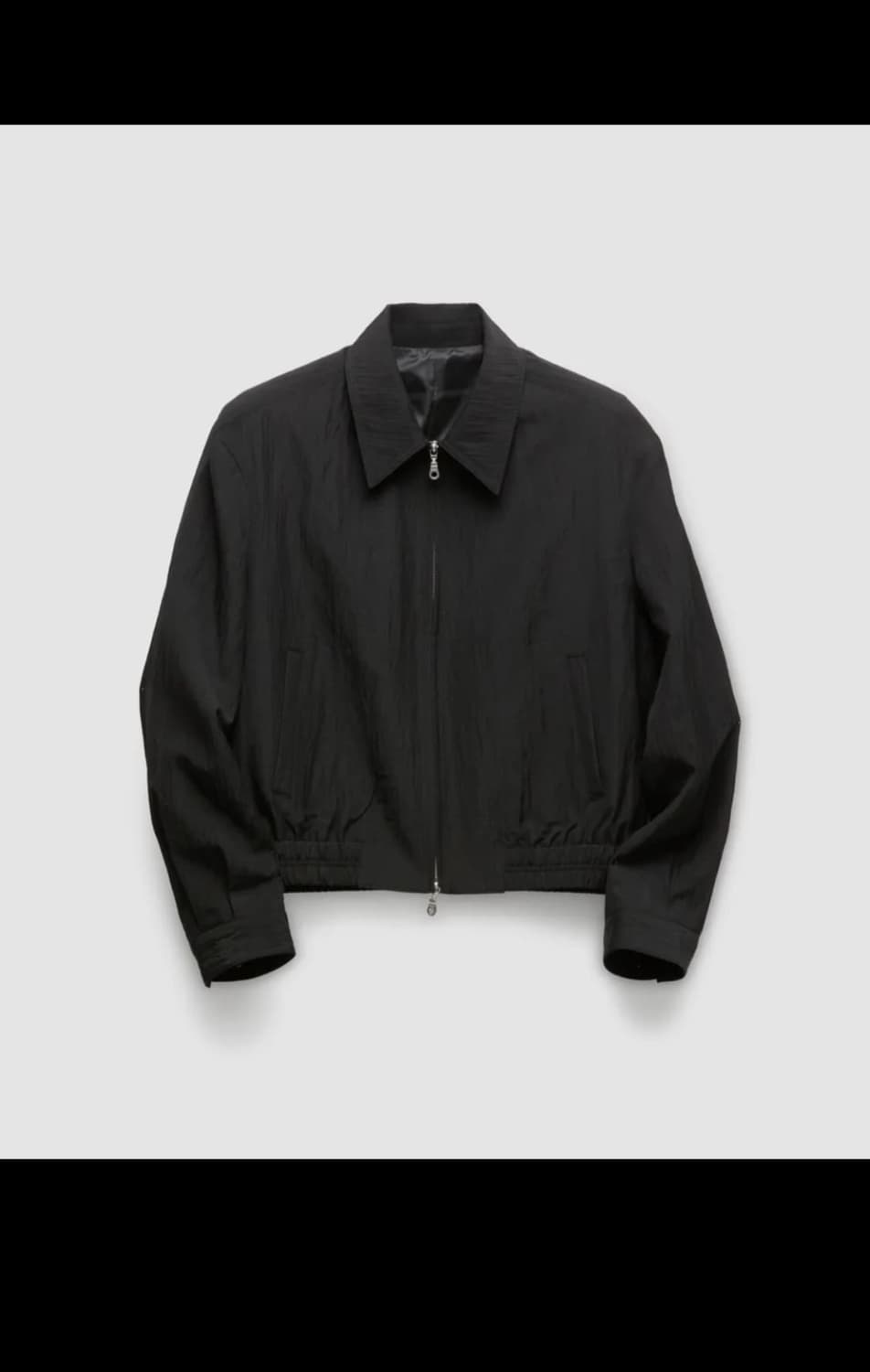 쿠어 링클 래글런 울 블루종 블랙 M 상품이미지1