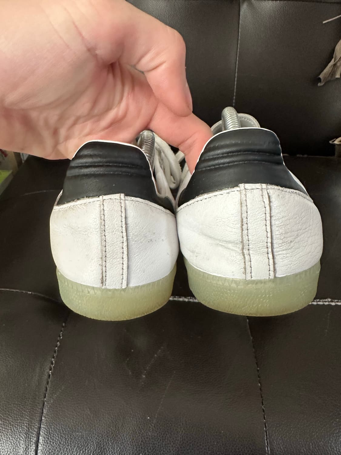 아디다스 x 딜 삼바 화이트 블랙 275 상품이미지6