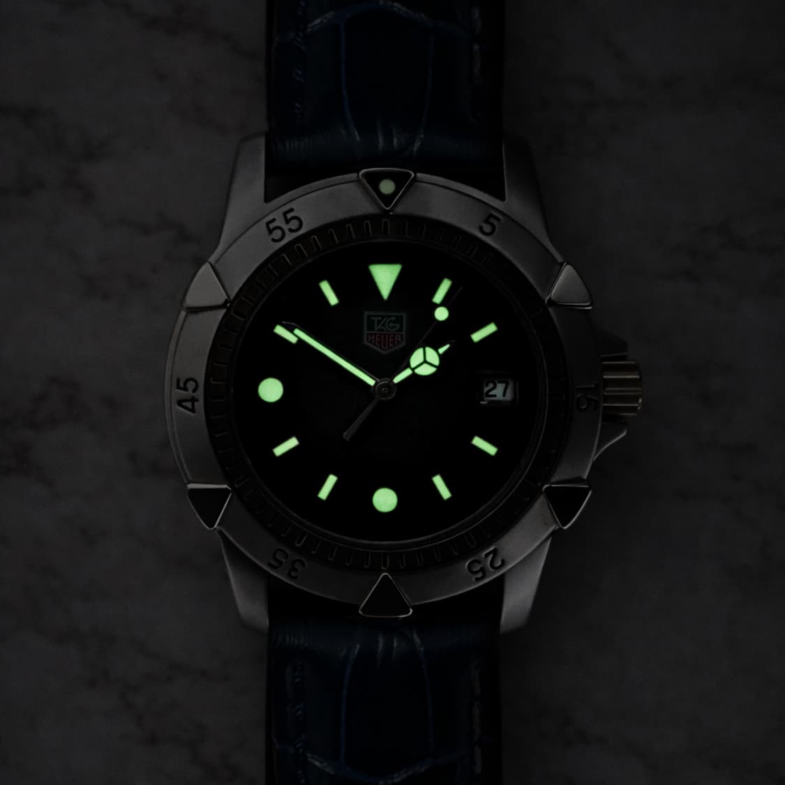 [정품] 태그호이어 빈티지 프로패셔널 1500 청판 오바마 시계 상품이미지4