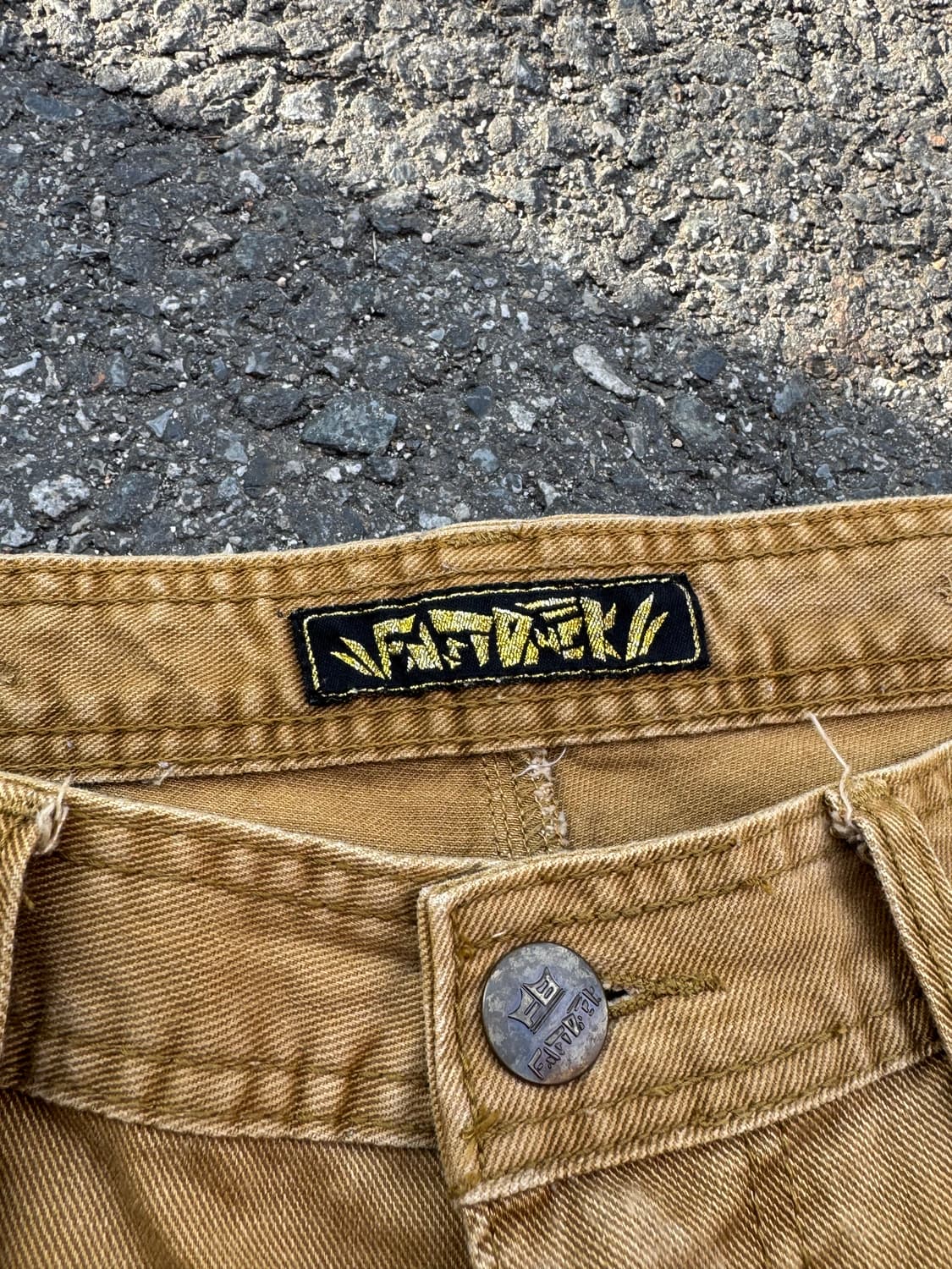Fatback 카멜 데미지 카고팬츠  상품이미지3