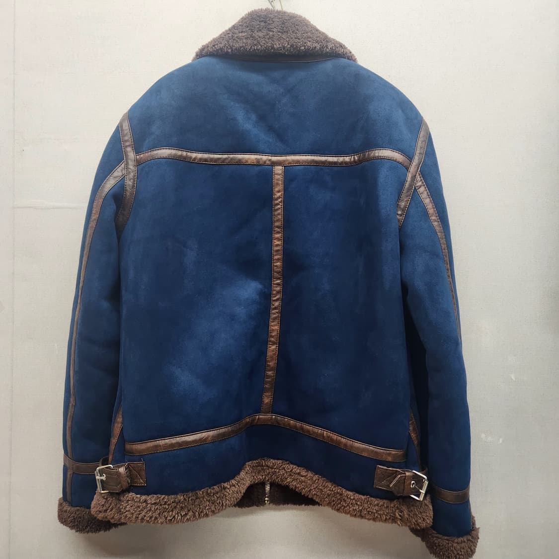 자라 스웨이드 양털 무스탕 자켓 XL 상품이미지4