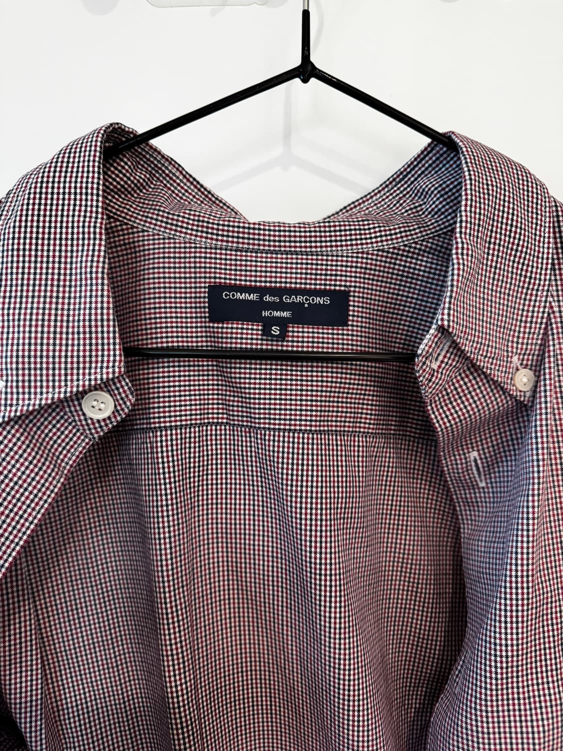 Comme des Garcons homme check shirt 상품이미지4