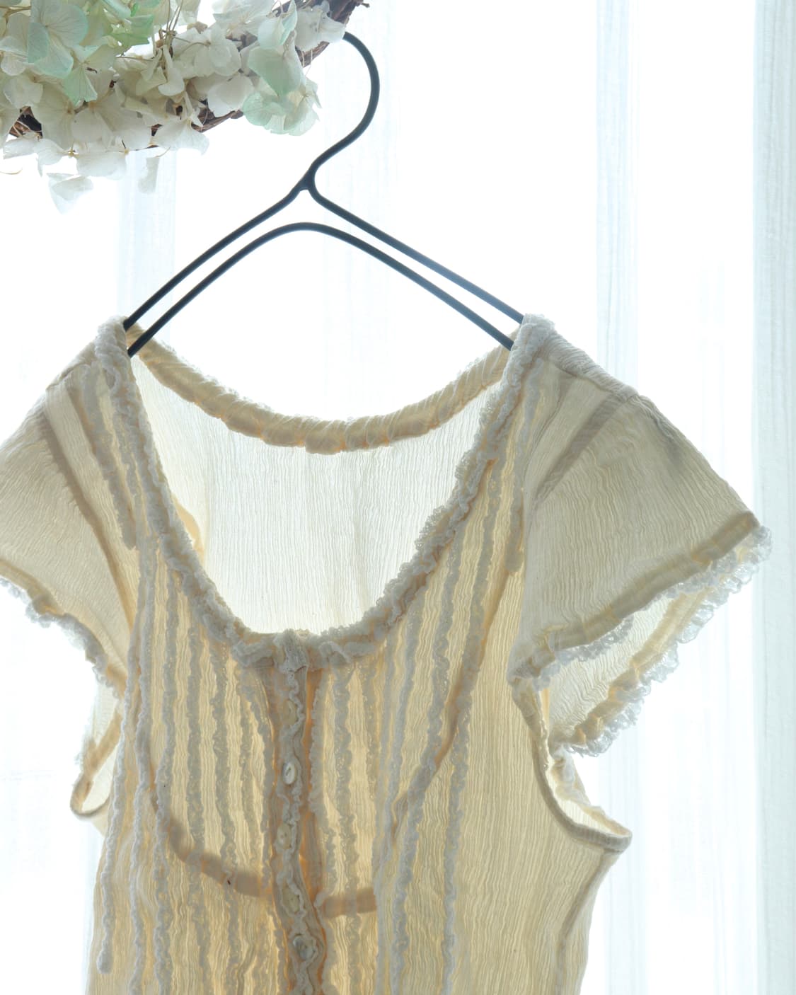 [Tsumori Chisato] Crinkle Pintuck Blouse 상품이미지3
