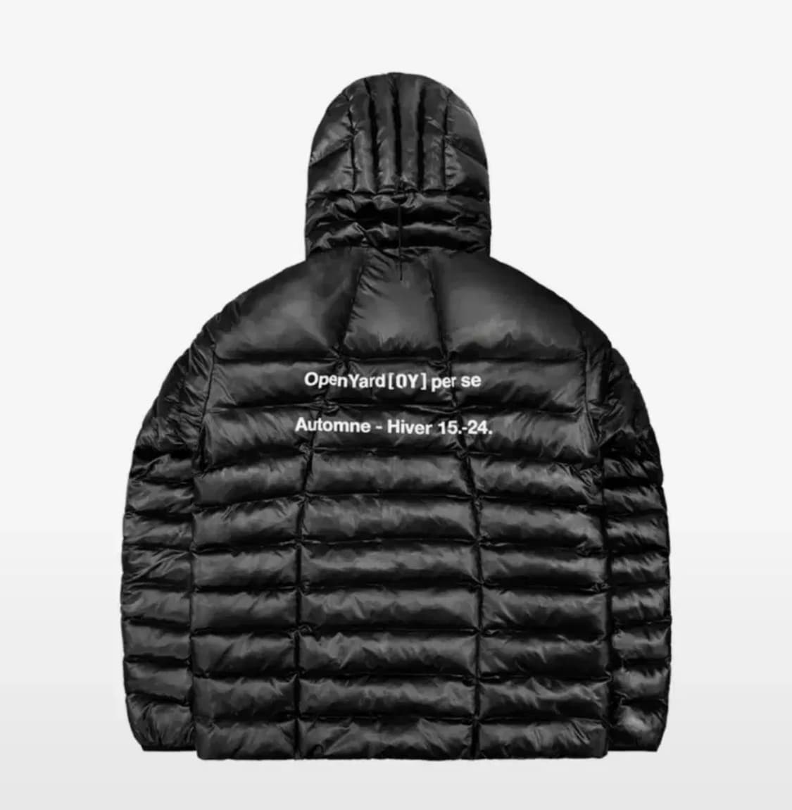 오와이 경량패딩 블랙유광 1사이즈 상품이미지2