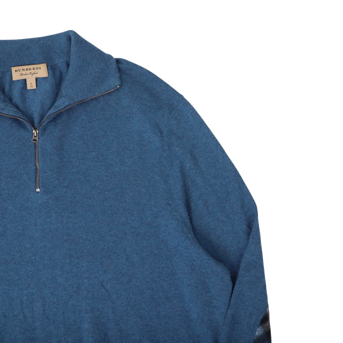 버버리 런던 신형 캐시미어 코튼 하프집업 니트 스웨터 상품이미지3