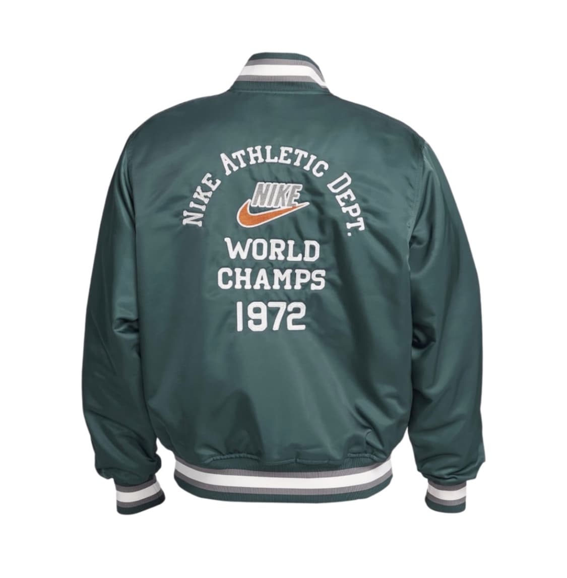 나이키 덕아웃 루즈 사틴 자켓 딥 정글 플랫 퓨터 상품이미지2