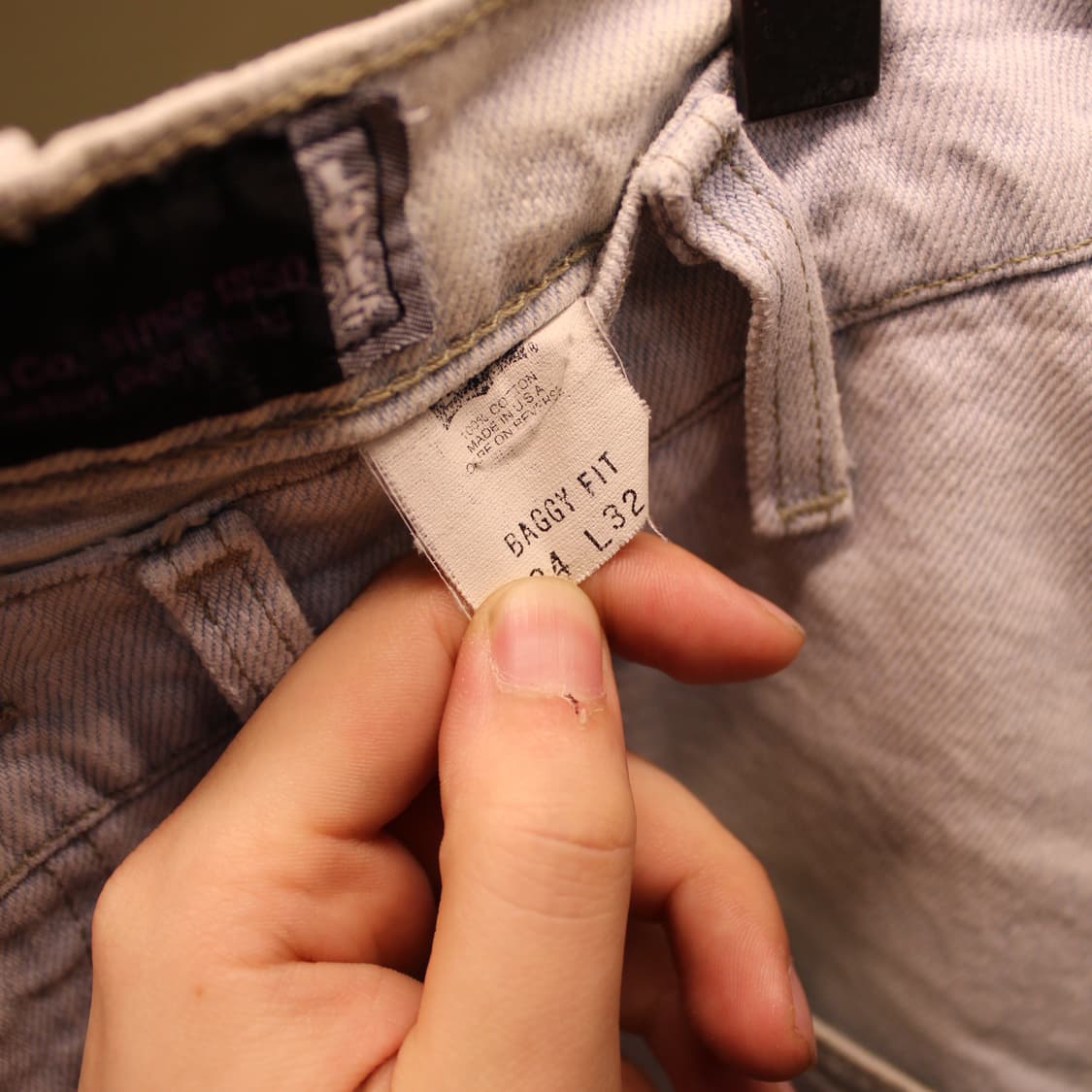 90s USA Levis SilverTab Baggy Fit 상품이미지5