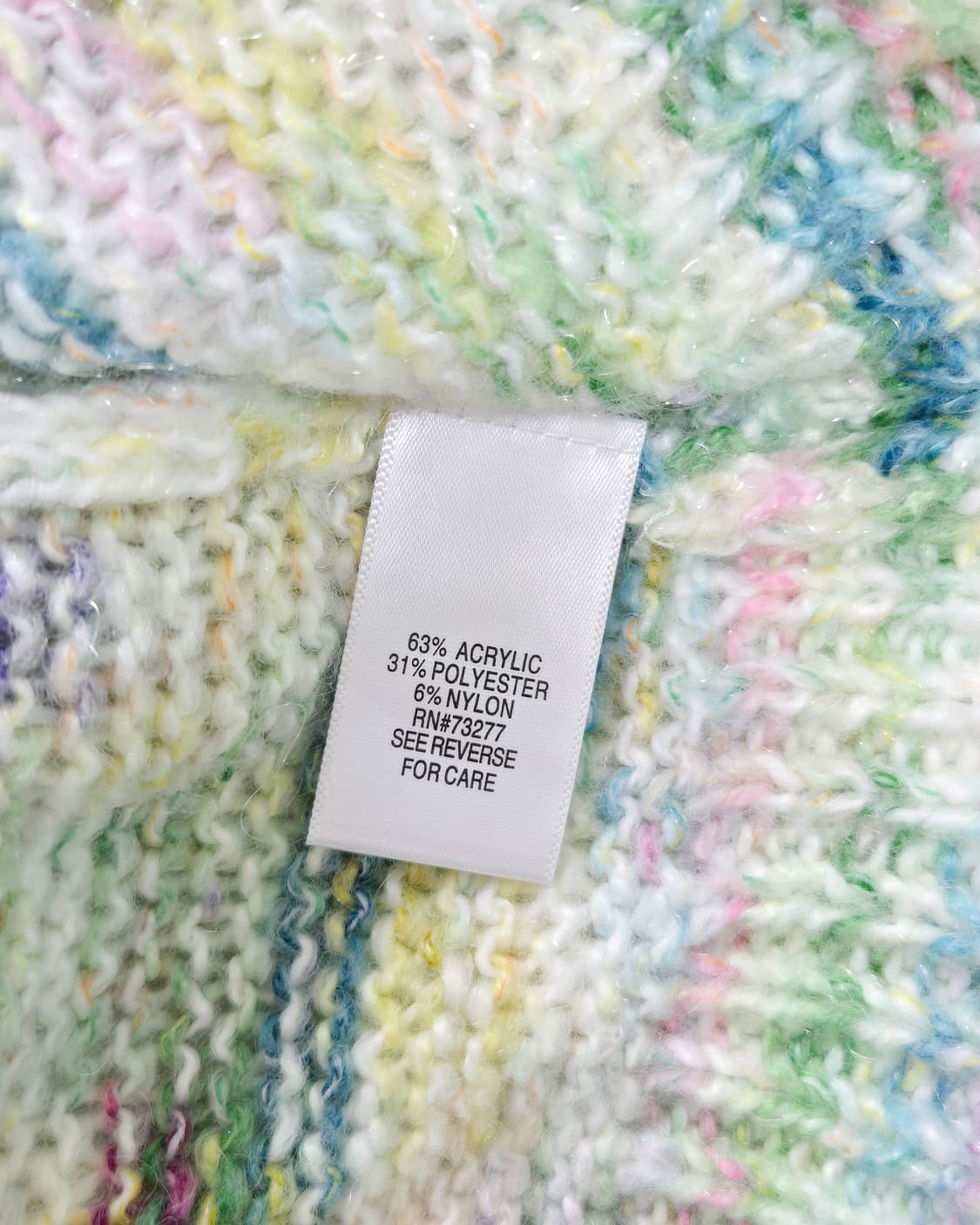 멜로우 파스텔 믹스 루즈 핏 니트 상품이미지6