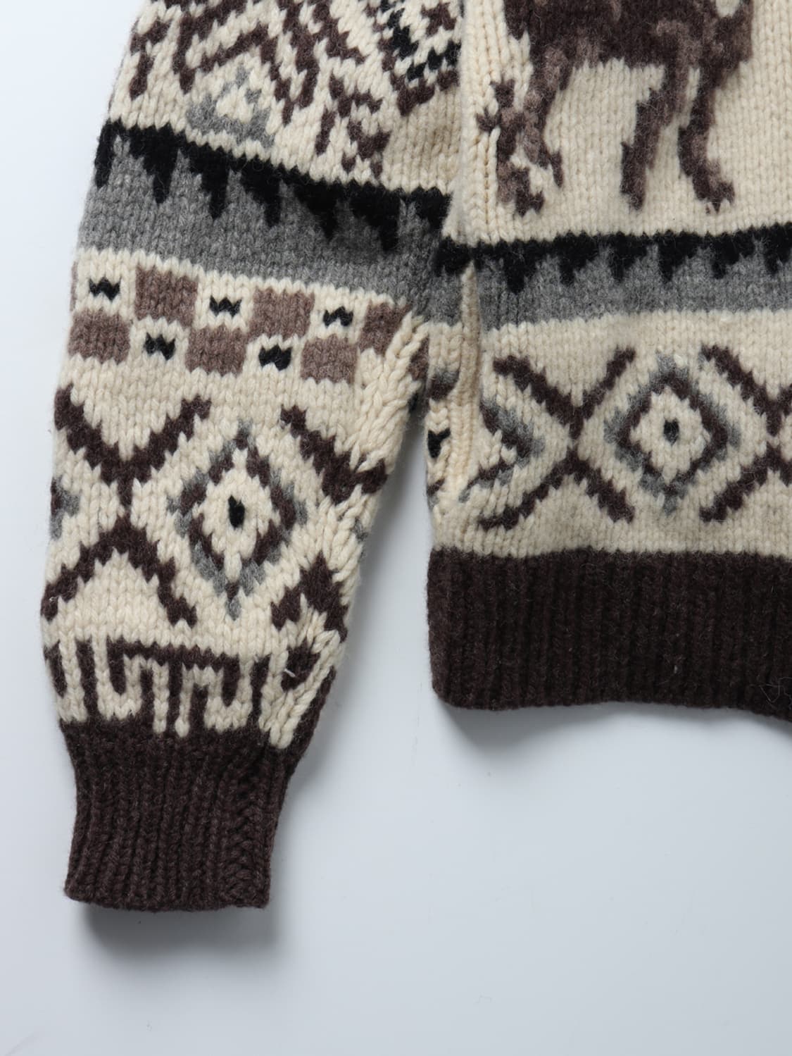 VINTAGE Hooded Cowichan Sweater 상품이미지5