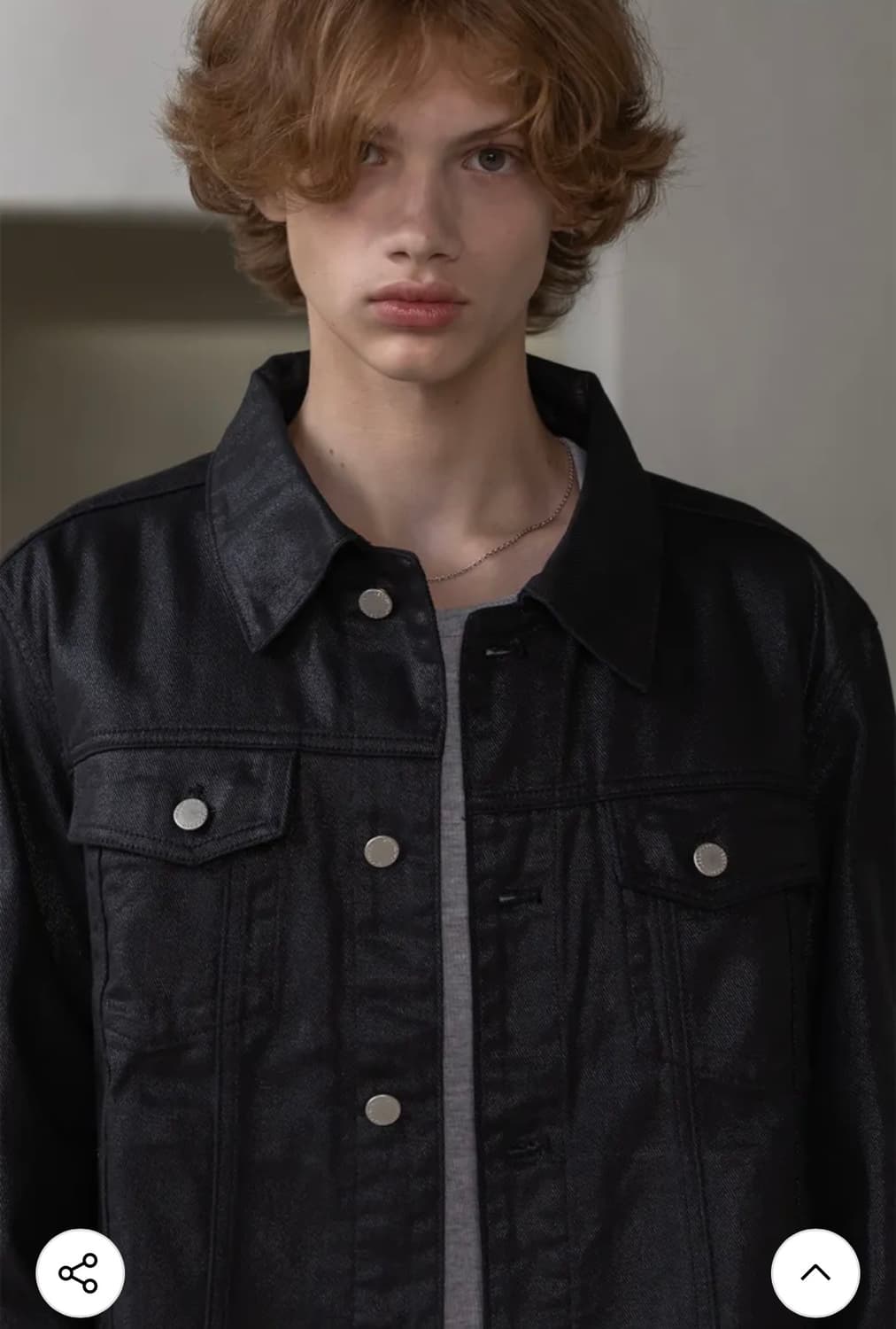 데꼬로소 데님 트러커 코팅 자켓 새상품 무신사 상품이미지2