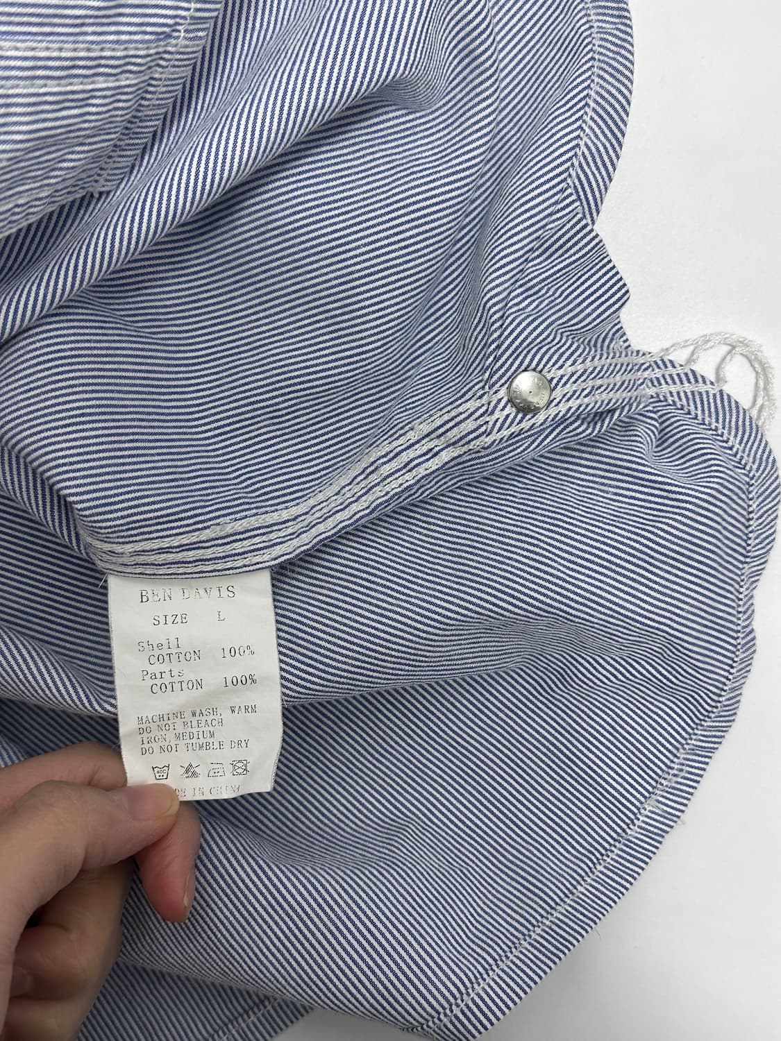 벤데이비스 스트라이프 워크 셔츠 상품이미지8