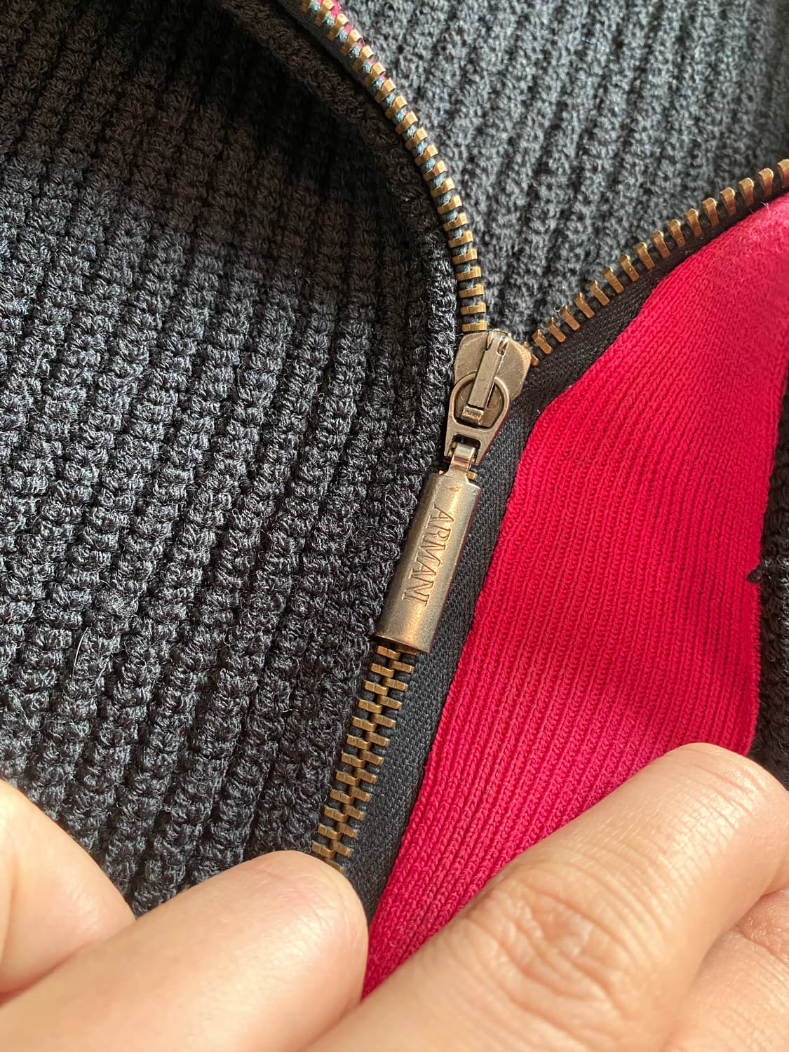 04 fw Armani Collezioni 니트 집업 상품이미지5