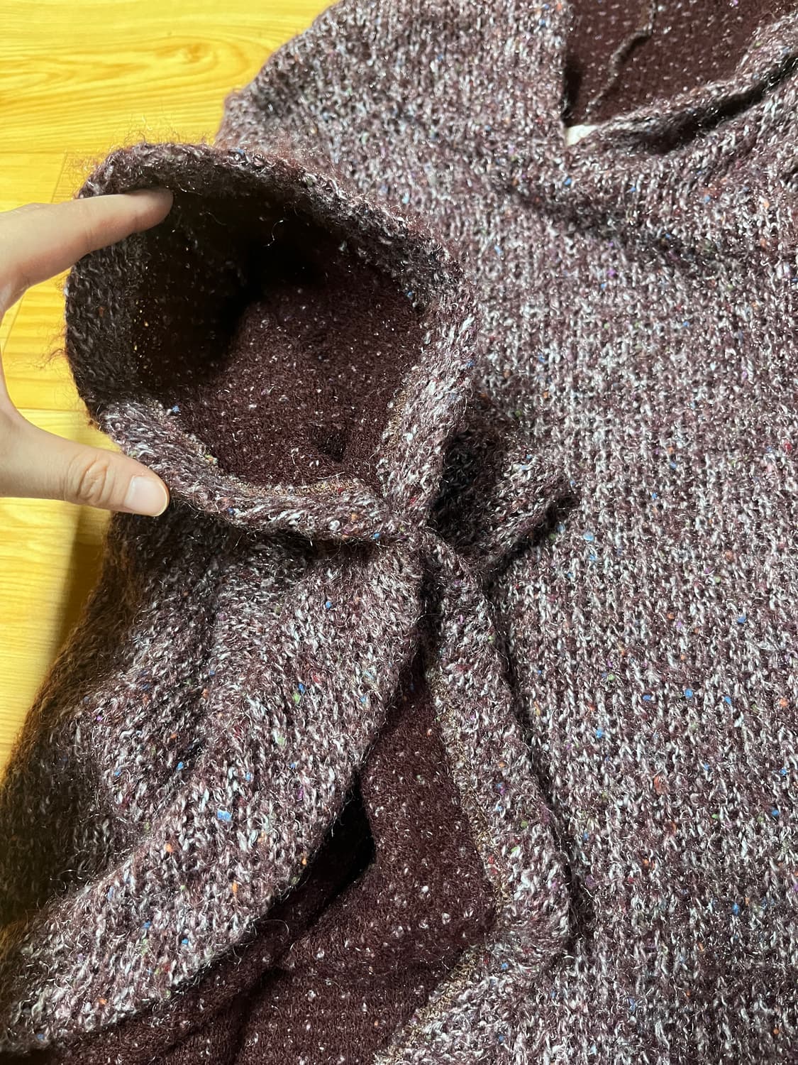 니트 판초 상품이미지2