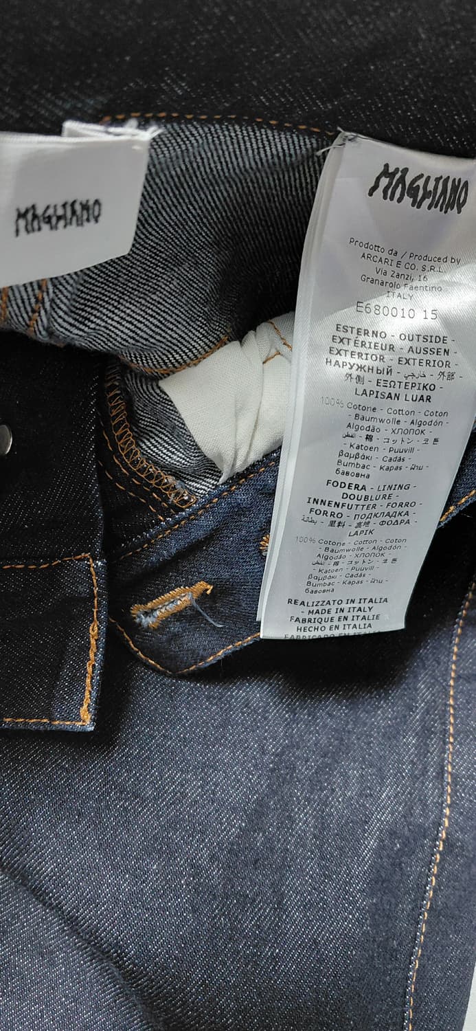 Magliano 마리아노 인디고(생지) 와이드레그 데님 M 상품이미지6