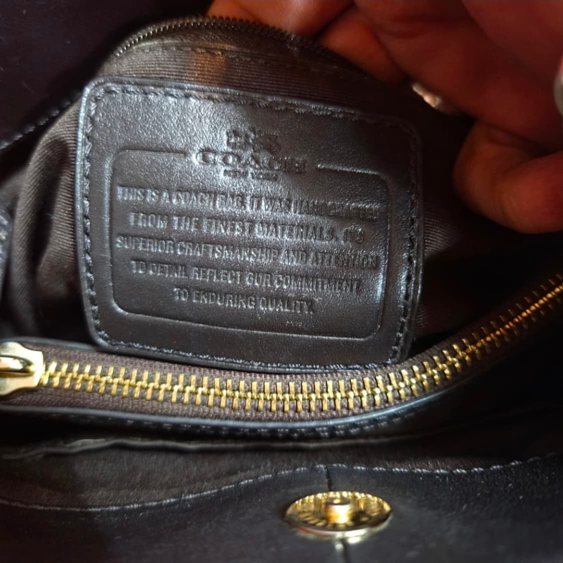 코치(COACH) 파이톤 미네타 엠보싱 가죽 토트백 상품이미지8