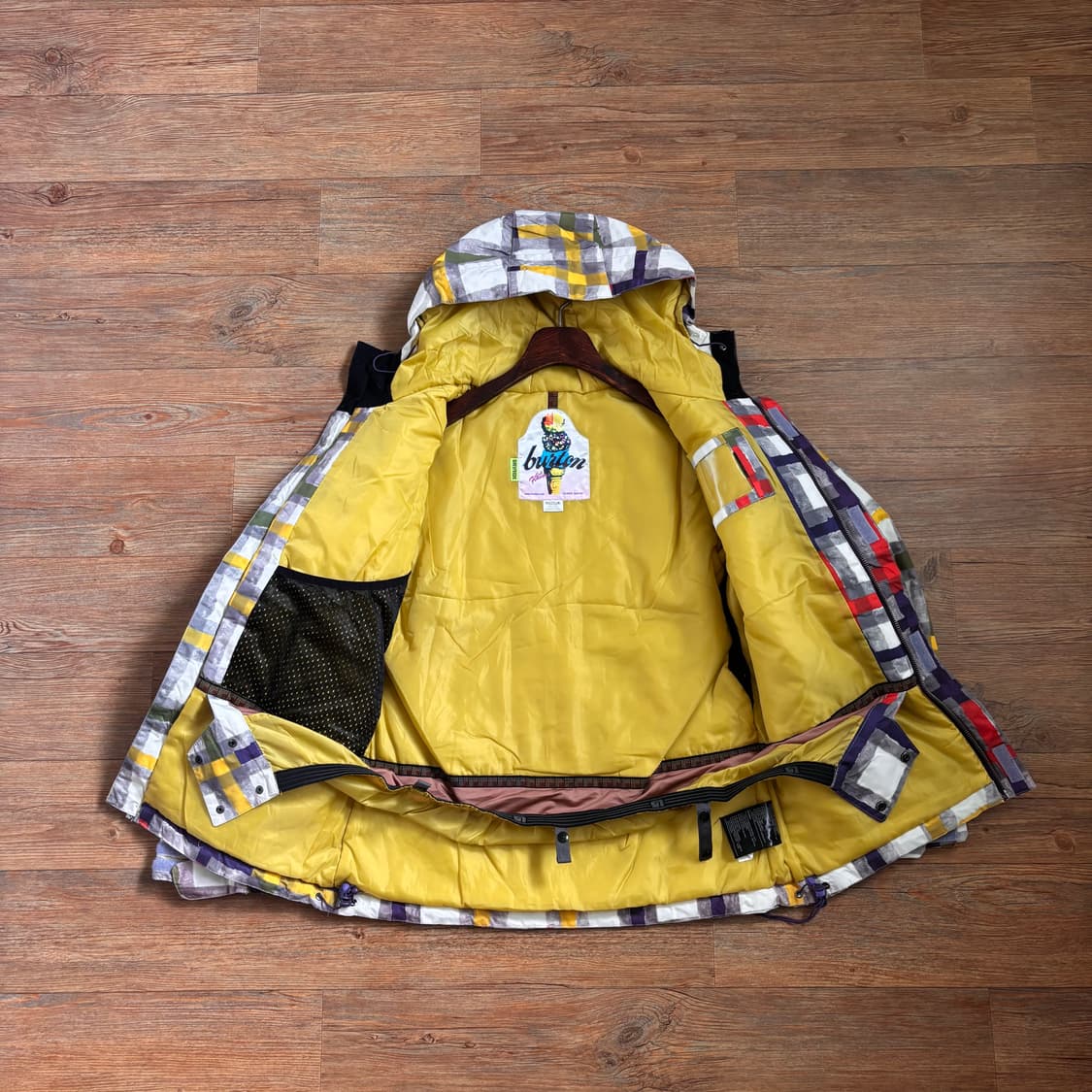 버튼 보드복 점퍼 M 스키 아웃도어 기능성 상품이미지3