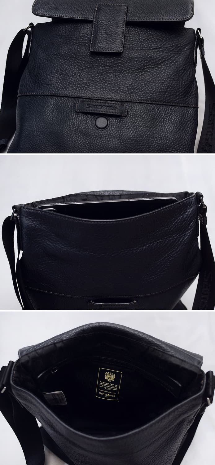 샘소나이트 테리 풀그레인 소프트레더 크로스바디 상품이미지7