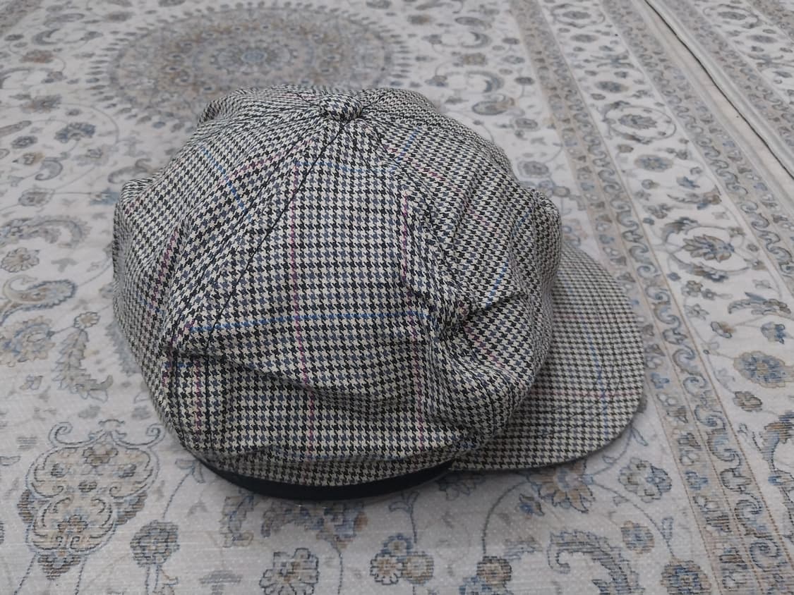 (새상품) 윌슨 골프 헤링본 체크 헌팅캡 모자 상품이미지4