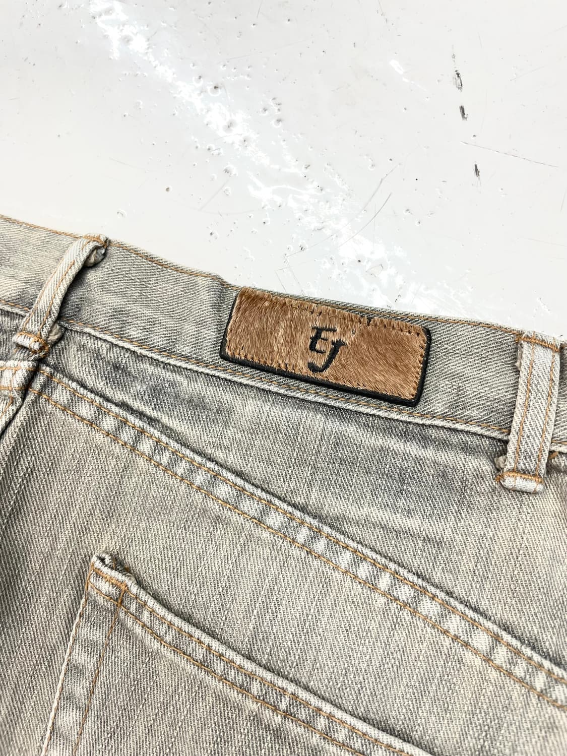 EJ 스터드 트림 데님 팬츠 상품이미지6