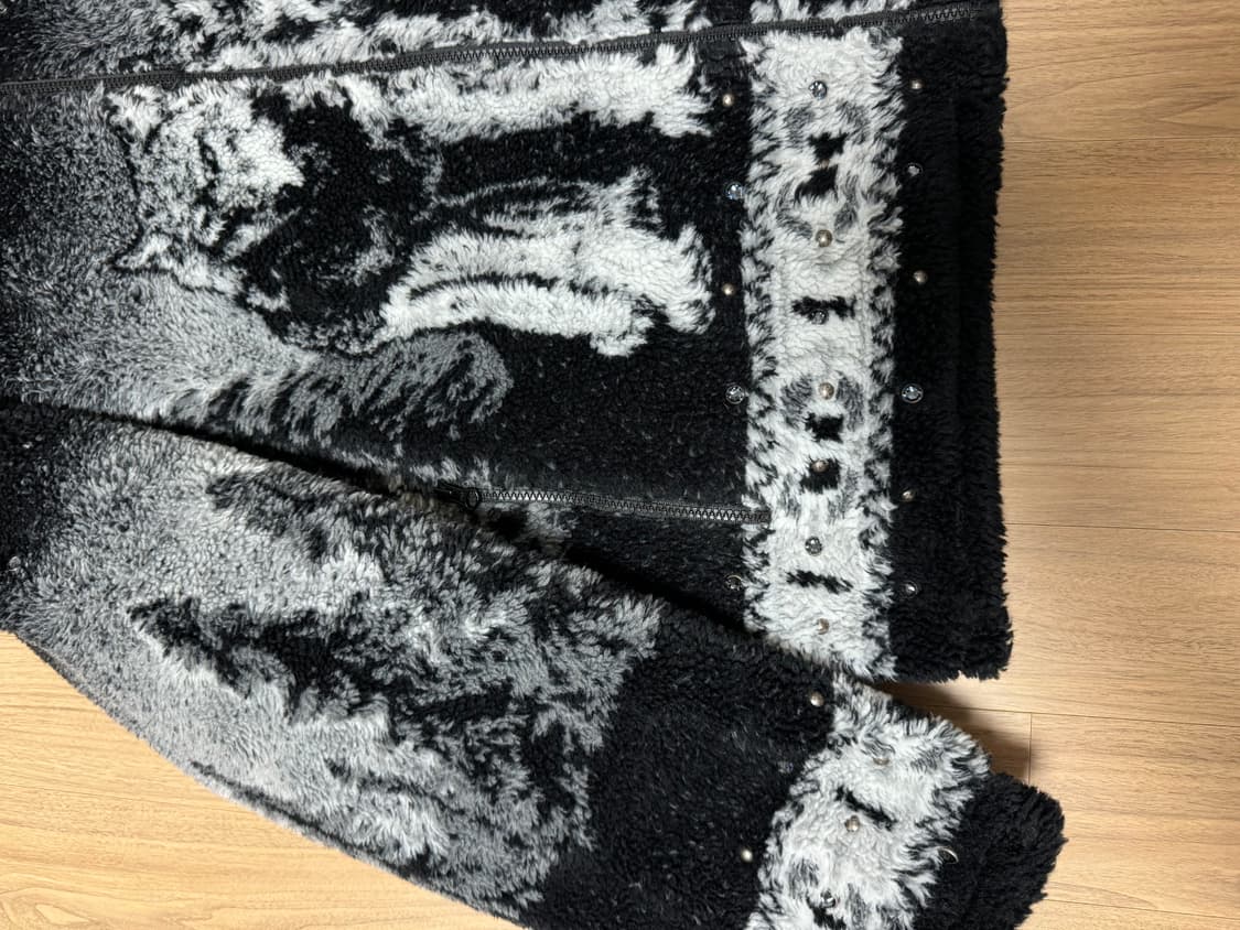 슈프림 x B.B. 사이먼 리버시블 후드 플리스 자켓 블랙 25FW XL 상품이미지4