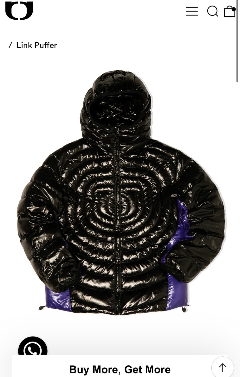 One Block Down 경량패딩 M사이즈 새상품 상품이미지6