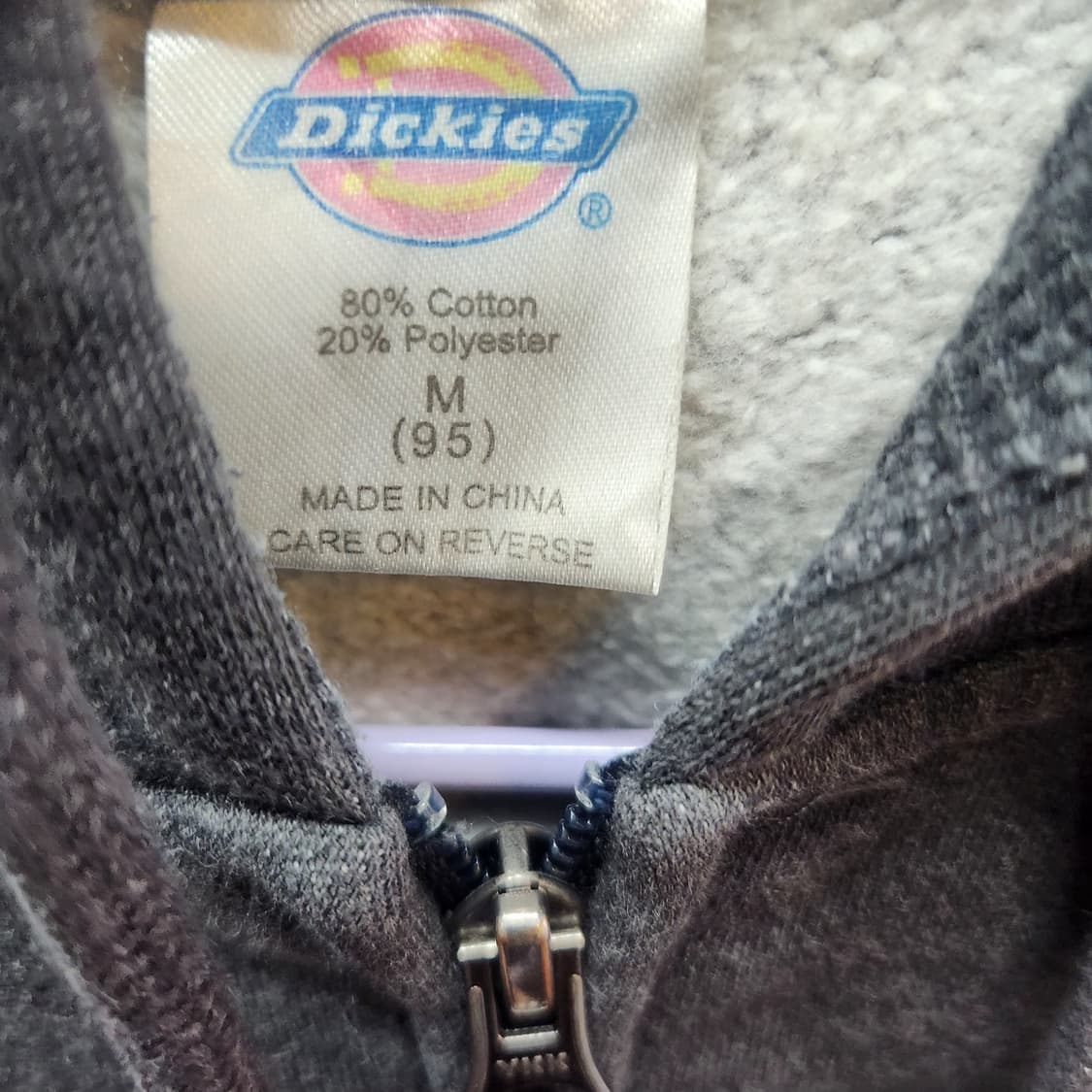 디키즈 로고자수 오버핏 후드집업 M(XL) 상품이미지5