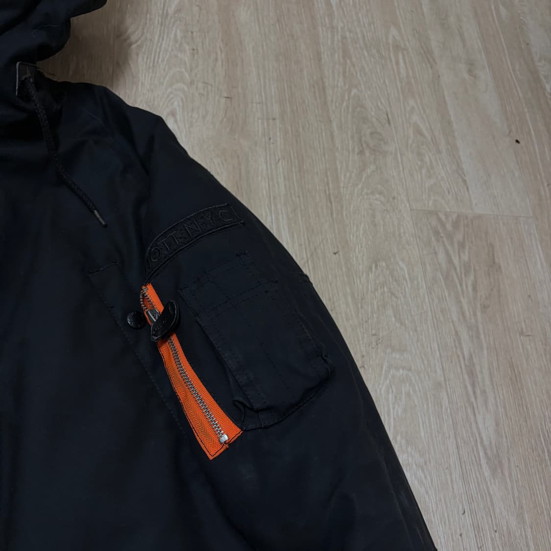 쇼트 USA 밀리터리 후드 N3B 야상 패딩 점퍼 S/90 상품이미지7