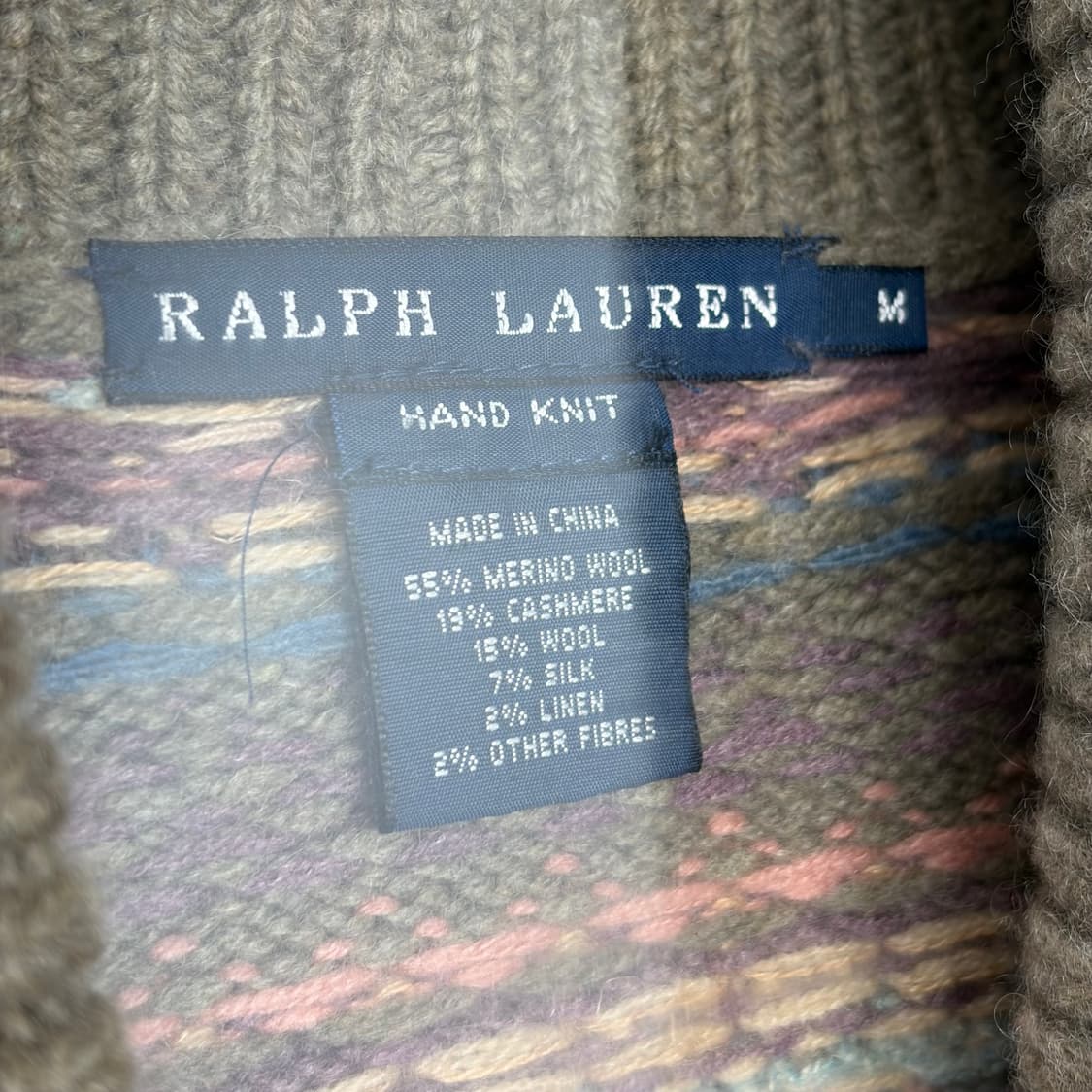 폴로 랄프로렌 노르딕 숄카라 니트 가디건 자켓 상품이미지3