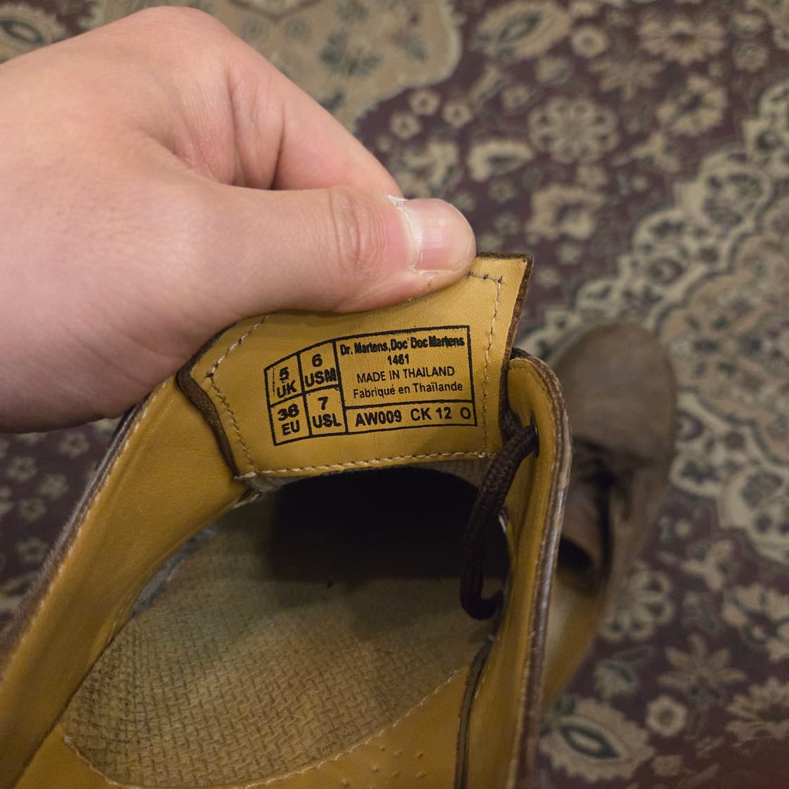 닥터마틴 1461 크레이지홀스 uk5 240-245 상품이미지7