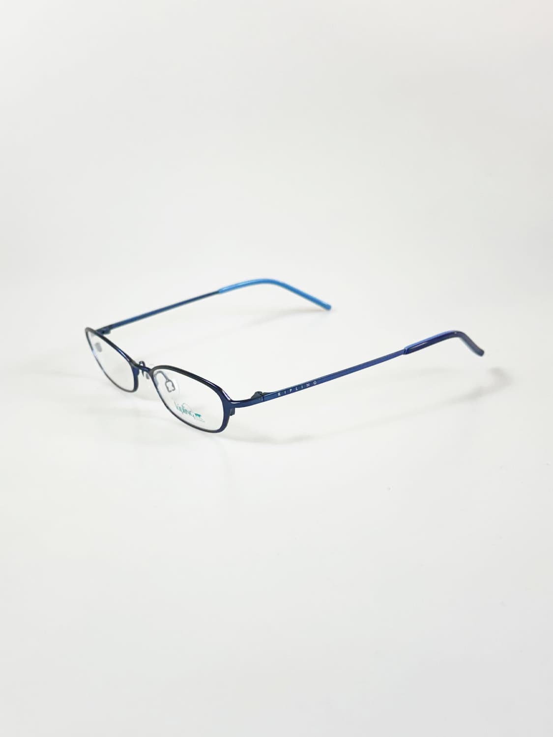 KIPLING 슬림 오벌 딥블루 메탈 프레임 빈티지 안경 상품이미지3