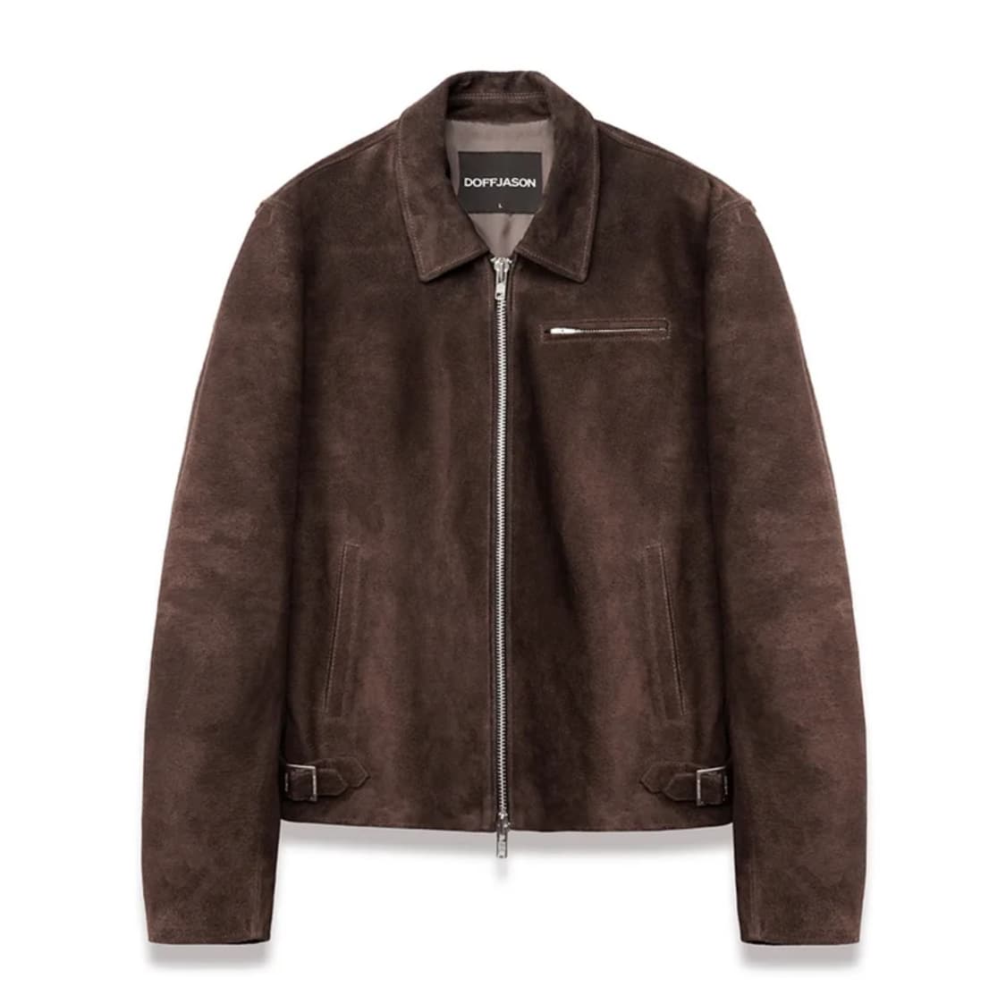 도프제이슨 풀업 스웨이드 클래식 싱글 자켓 모카 상품이미지3