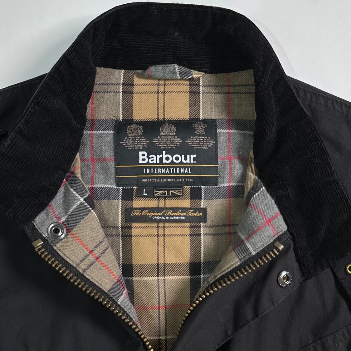 바버 인터네셔널 왁스 벨티드 자켓 상품이미지7