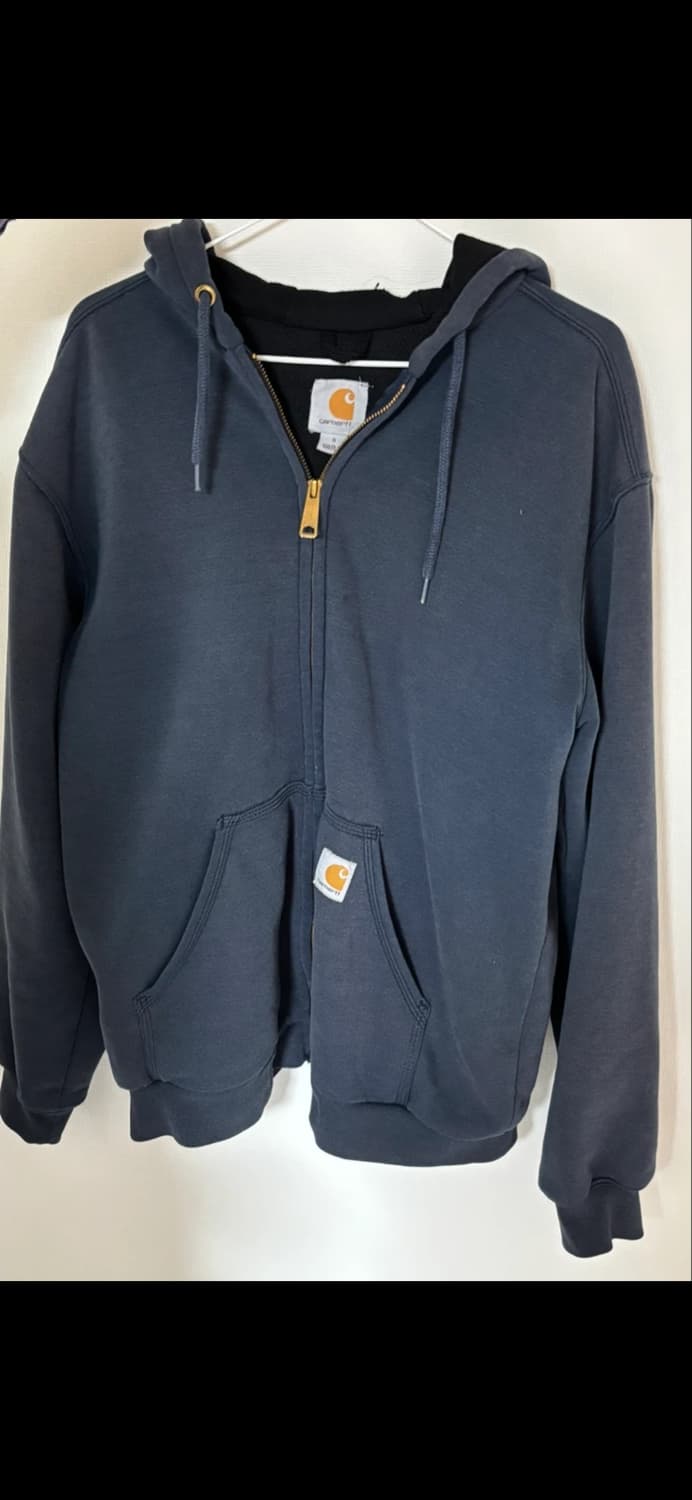 칼하트 네이비 후드집업 상품이미지1