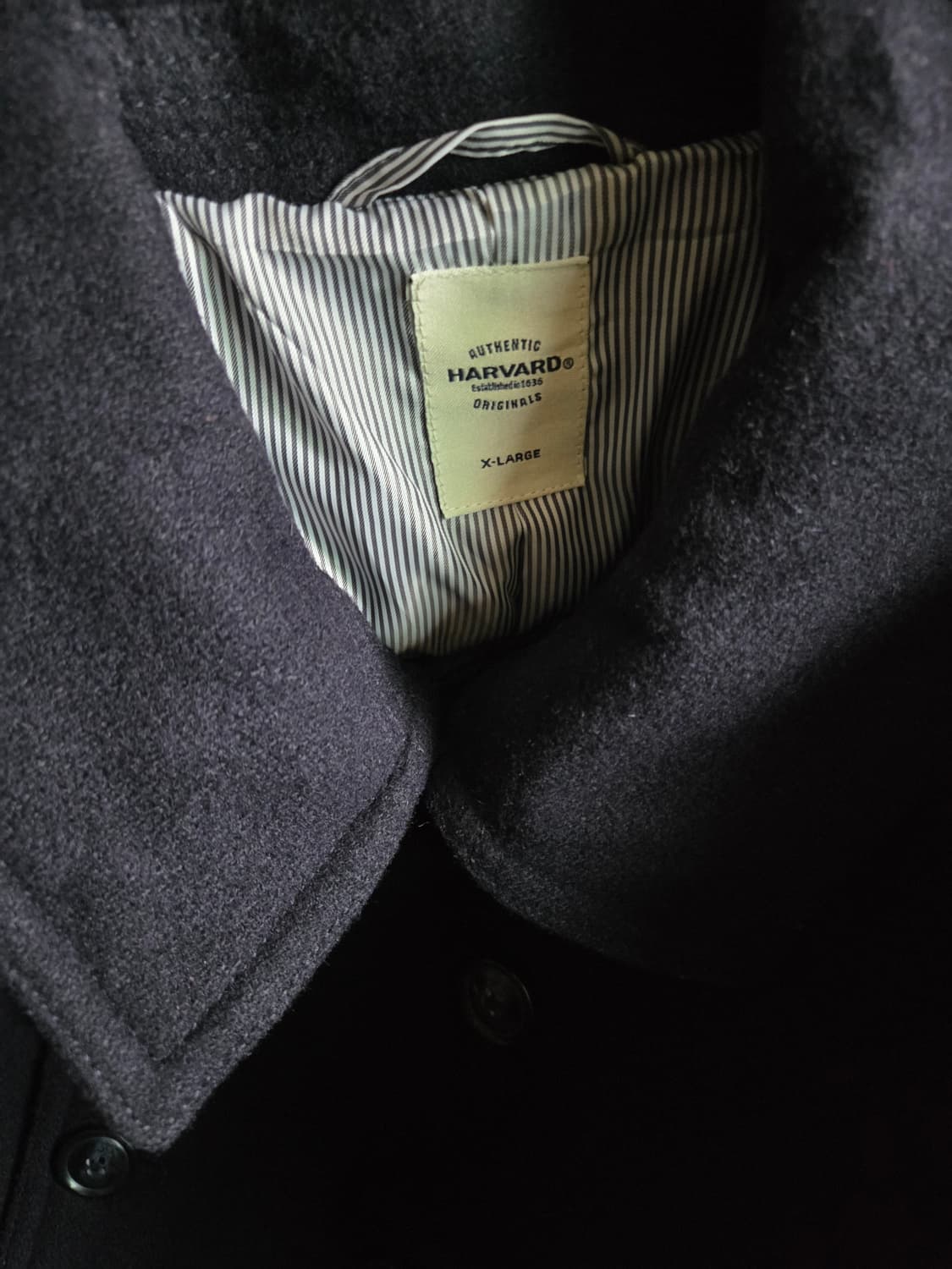 Harvard 울 피코트 네이비 XL 105 상품이미지5