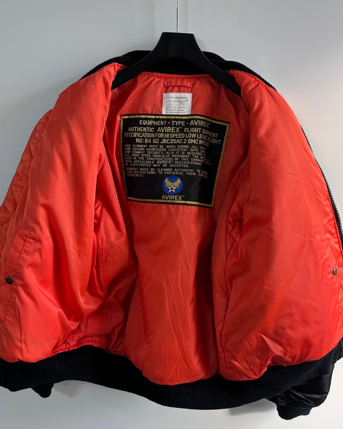 00s 아비렉스 USAF ma-1 플라이트 자켓 (va.67) 상품이미지3