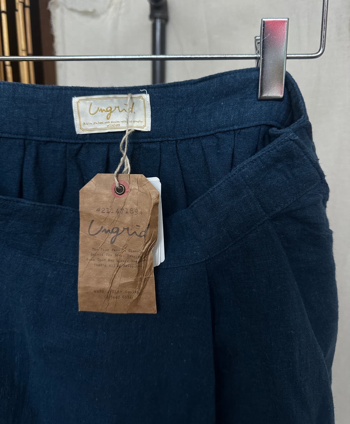 {dead stock} ungrid linen skirt 상품이미지3