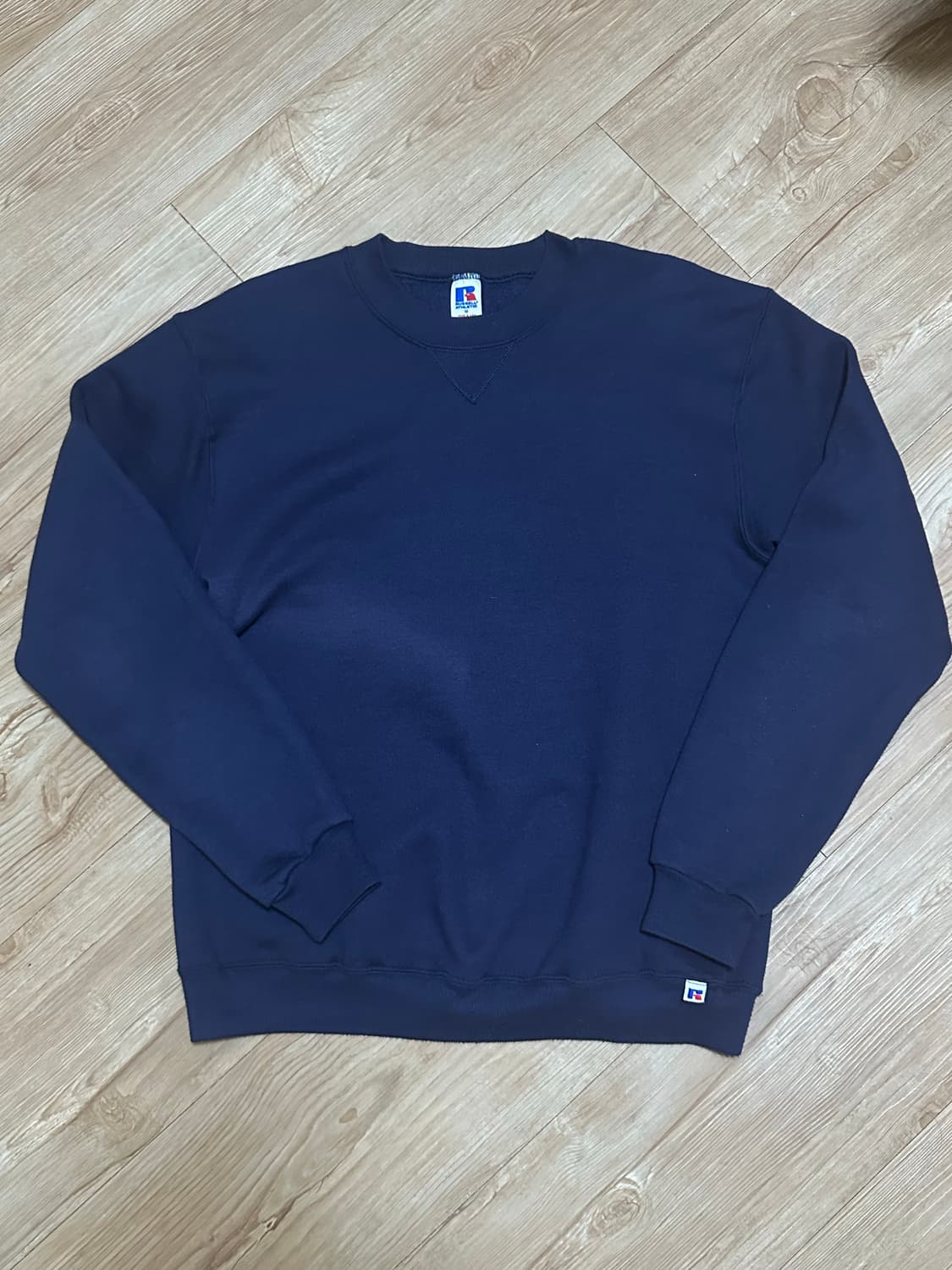 80s russell 러셀 스웻셔츠 네이비 상품이미지3