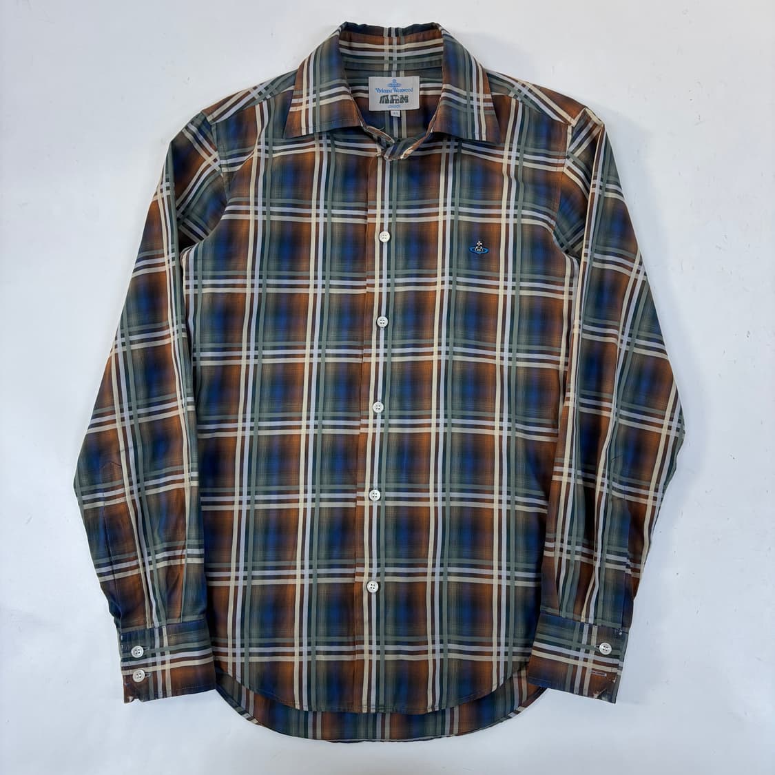 비비안 웨스트우드 체크 셔츠 상품이미지4