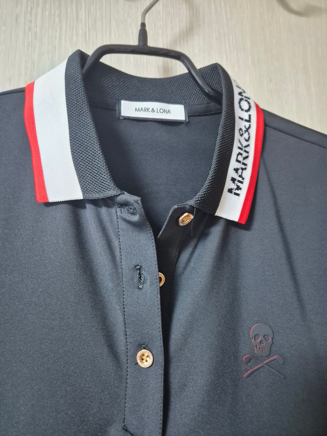 (정품) 22년 마크앤로나 골프웨어 카라티 긴팔 S (미사용품) 상품이미지3
