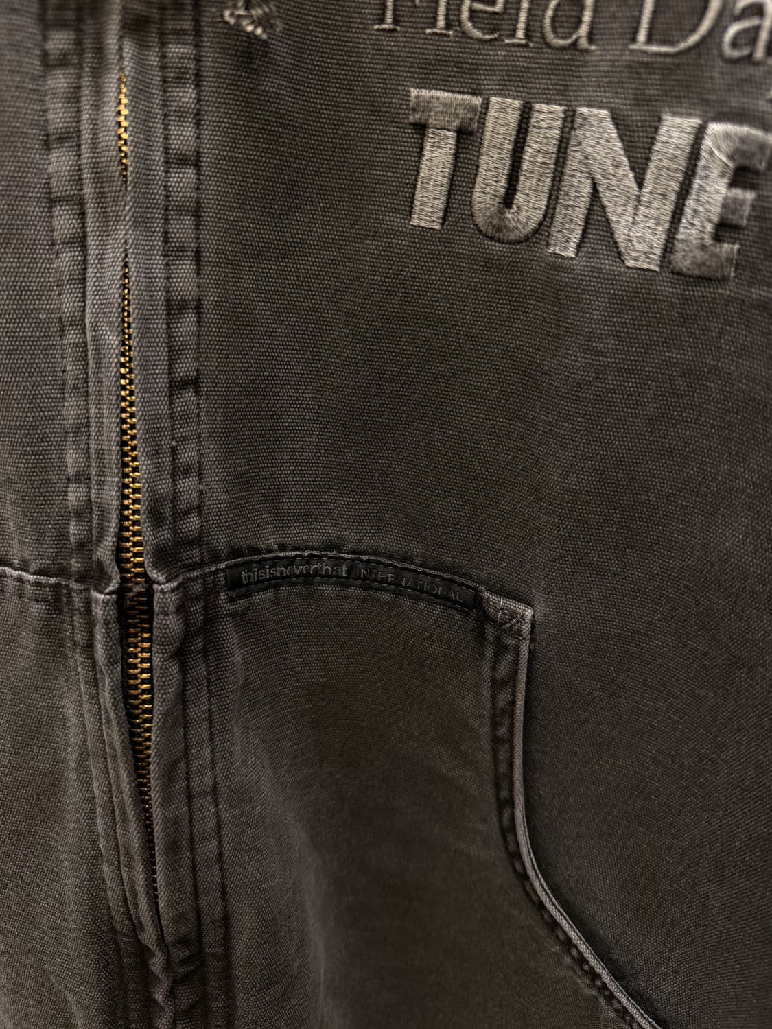 디스이즈네버댓 차콜 데님 후드자켓 U1194 상품이미지6