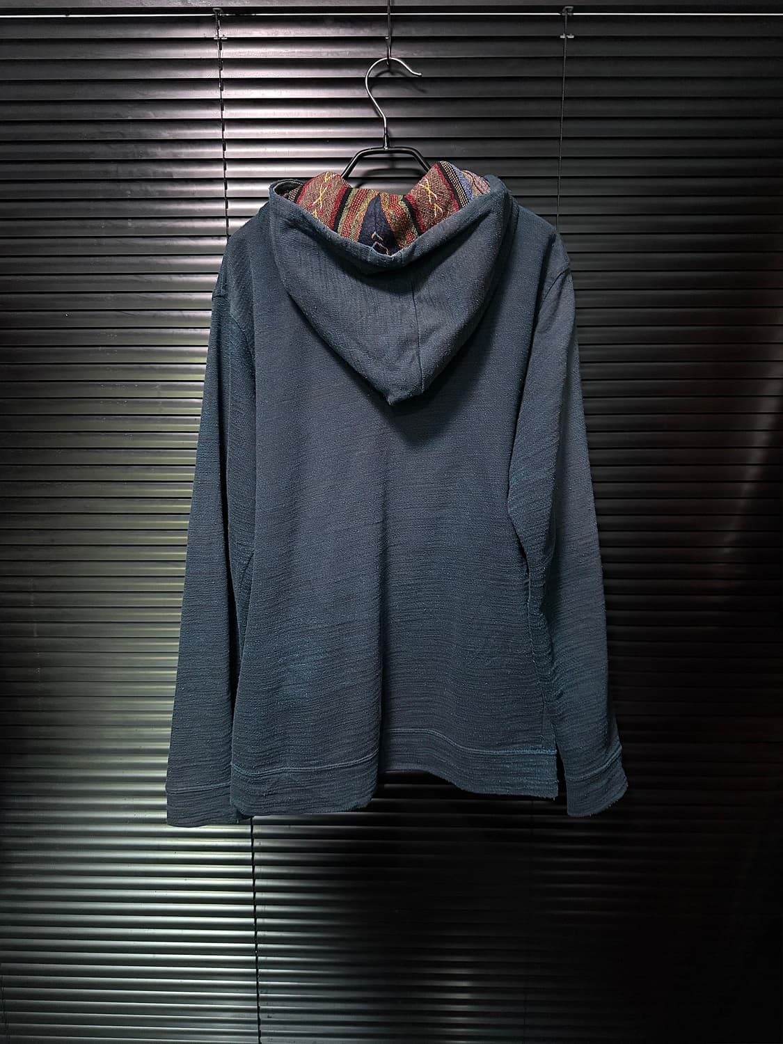 컬쳐 믹스 일본 브랜드 빈티지 청록색 에스닉 웨스턴 후드 집업 후디 XL 상품이미지5