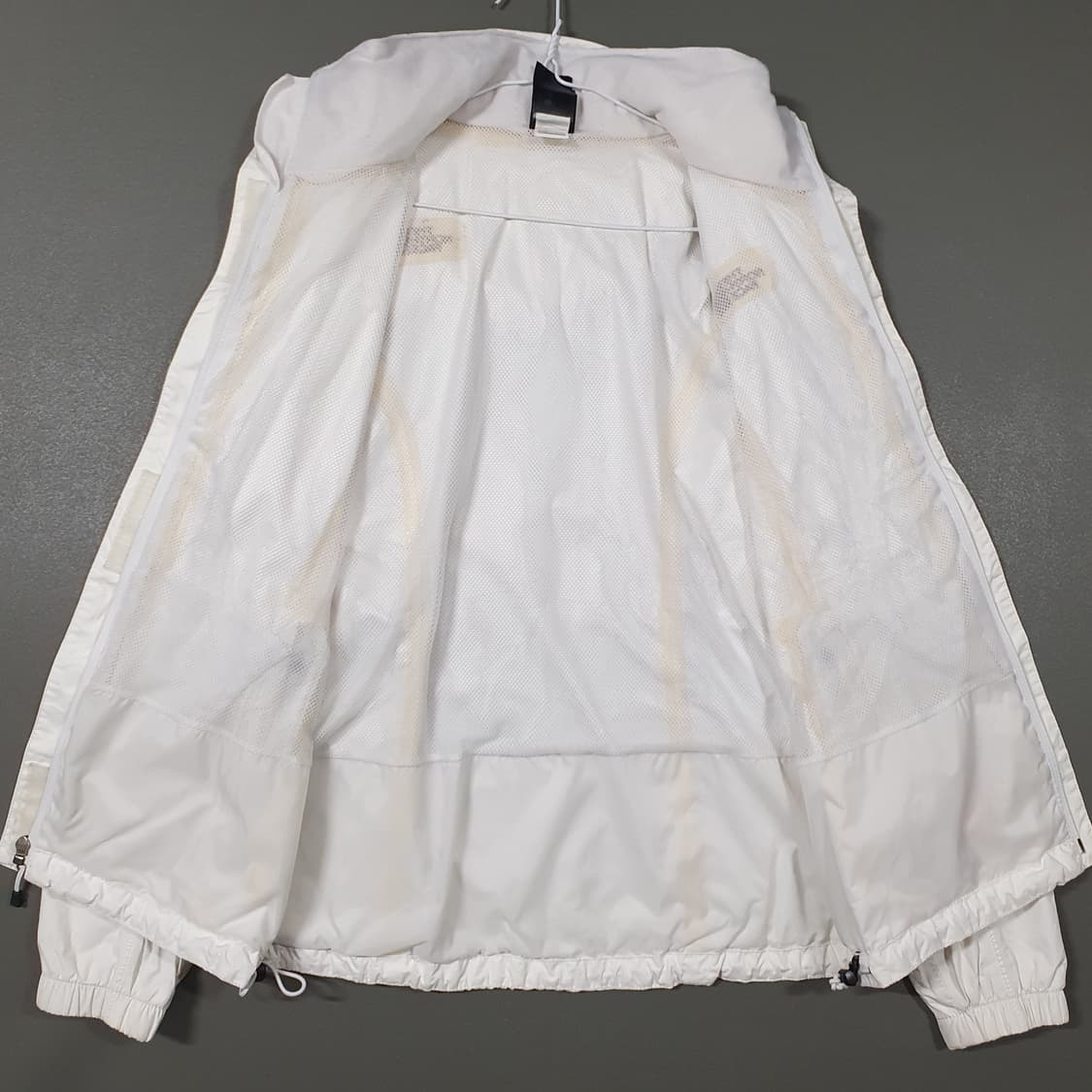 여성 S) 노스페이스 하이벤트 화이트 바람막이 후드 마운틴 윈드 자켓 상품이미지8