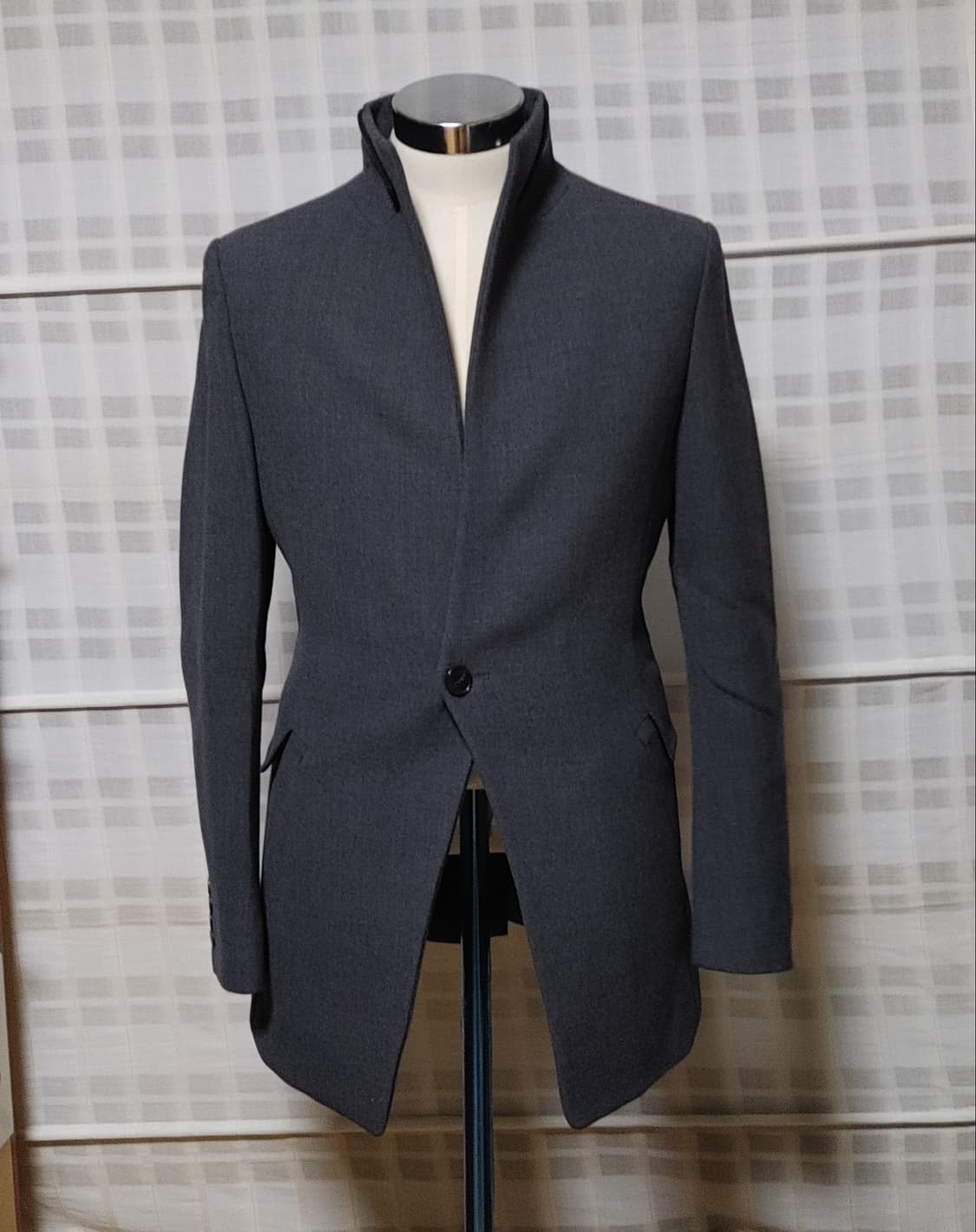 (한섬) 시스템 옴므 챠콜 코트 자켓 95 상품이미지4