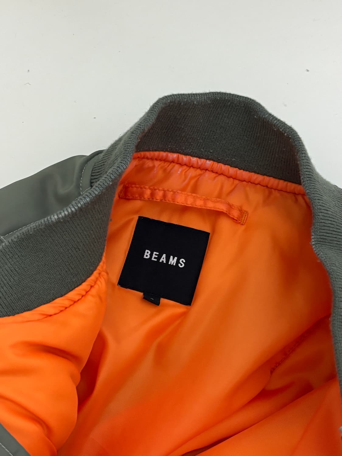 [L] 빔즈 MA-1 올리브 상품이미지9